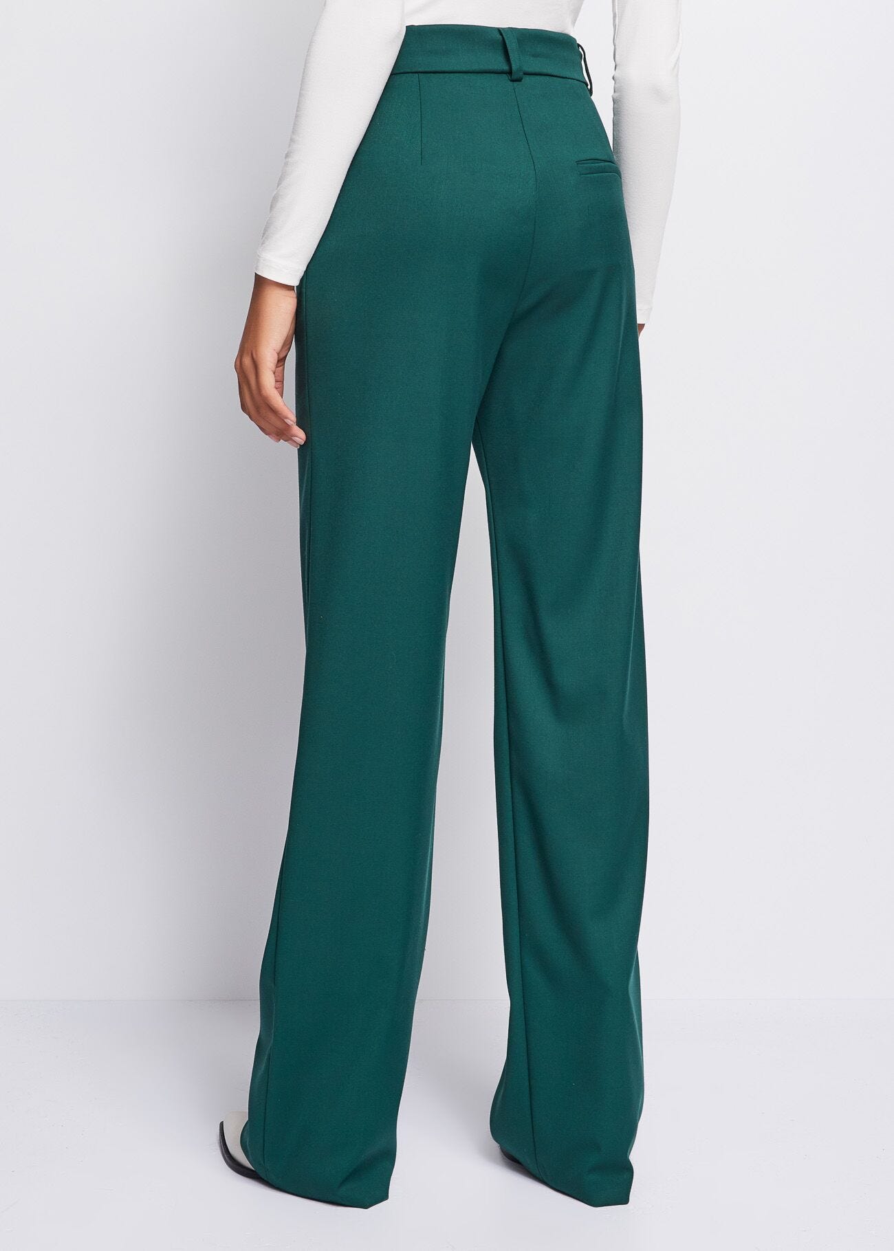 Pantaloni in flanella stretch