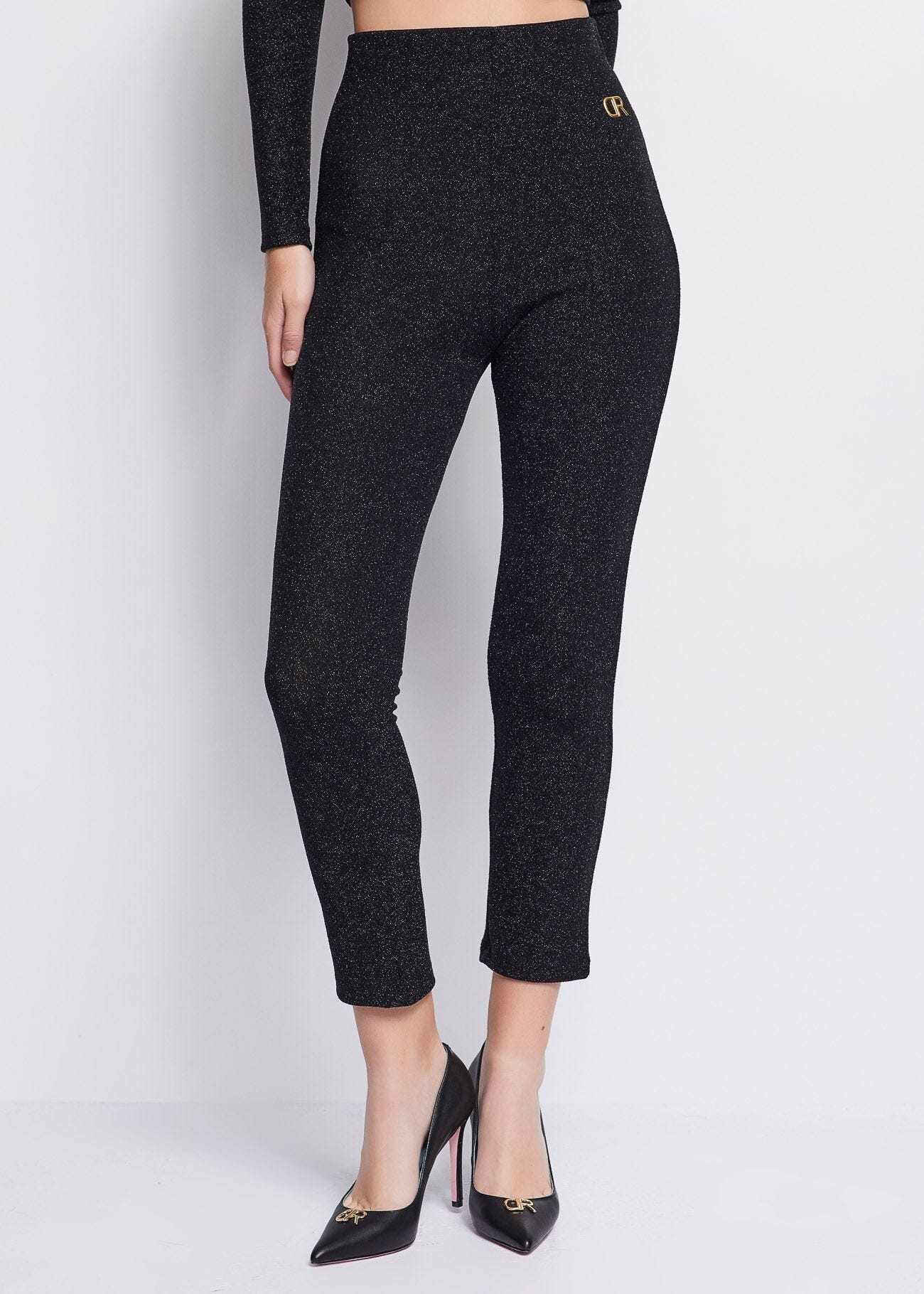 Stretch jersey trousers