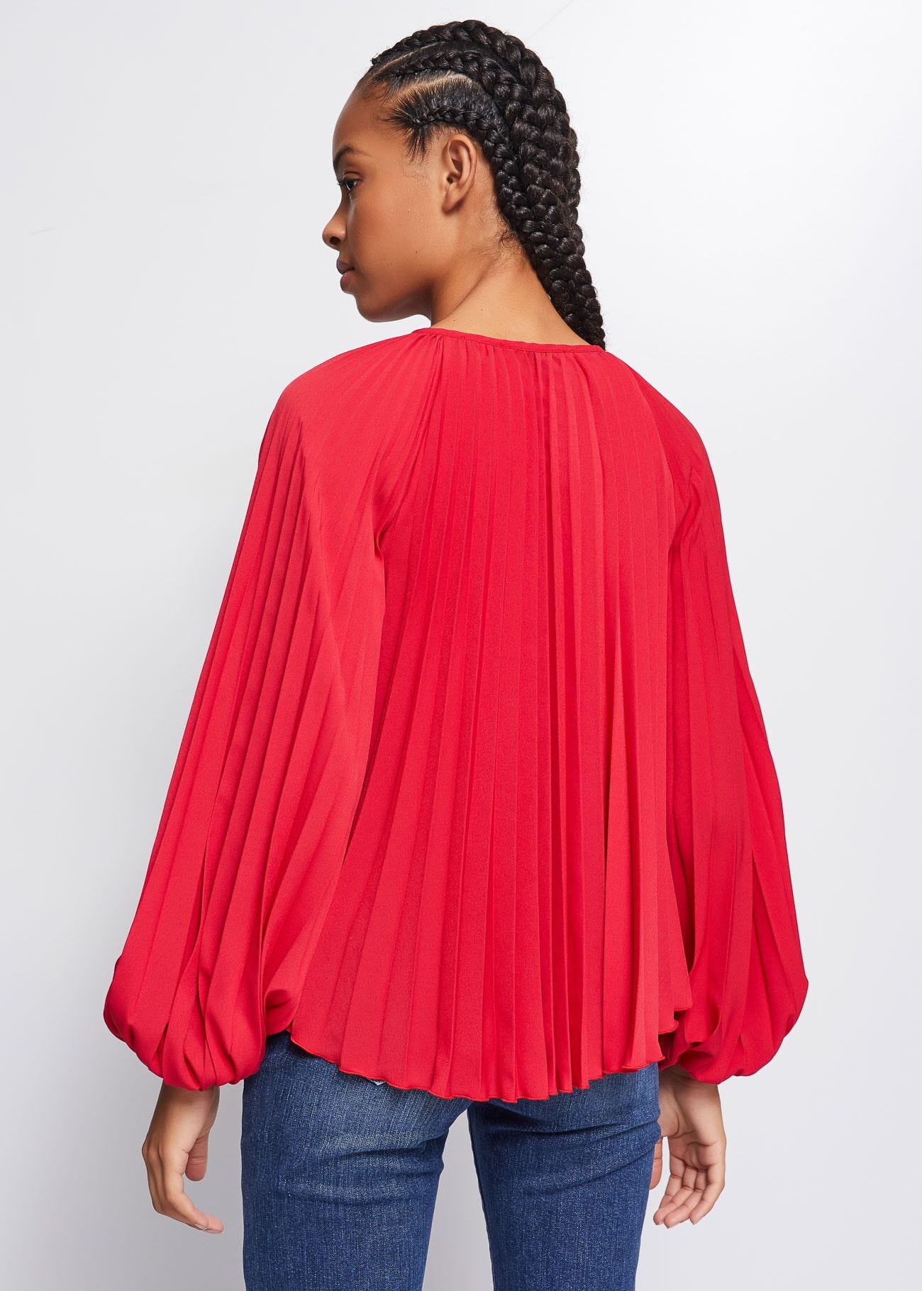 Crew-neck blouse