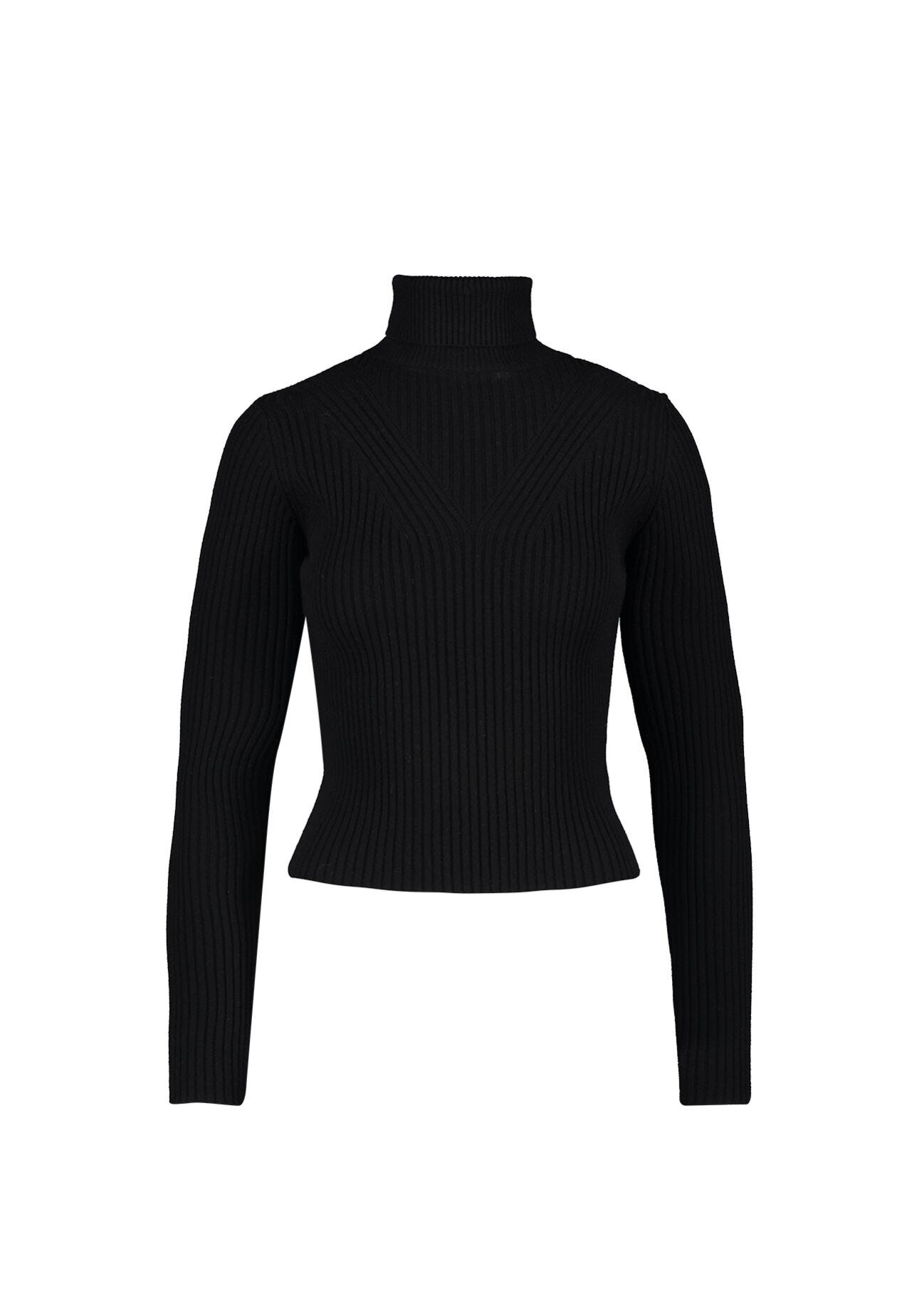 Polo neck jumper