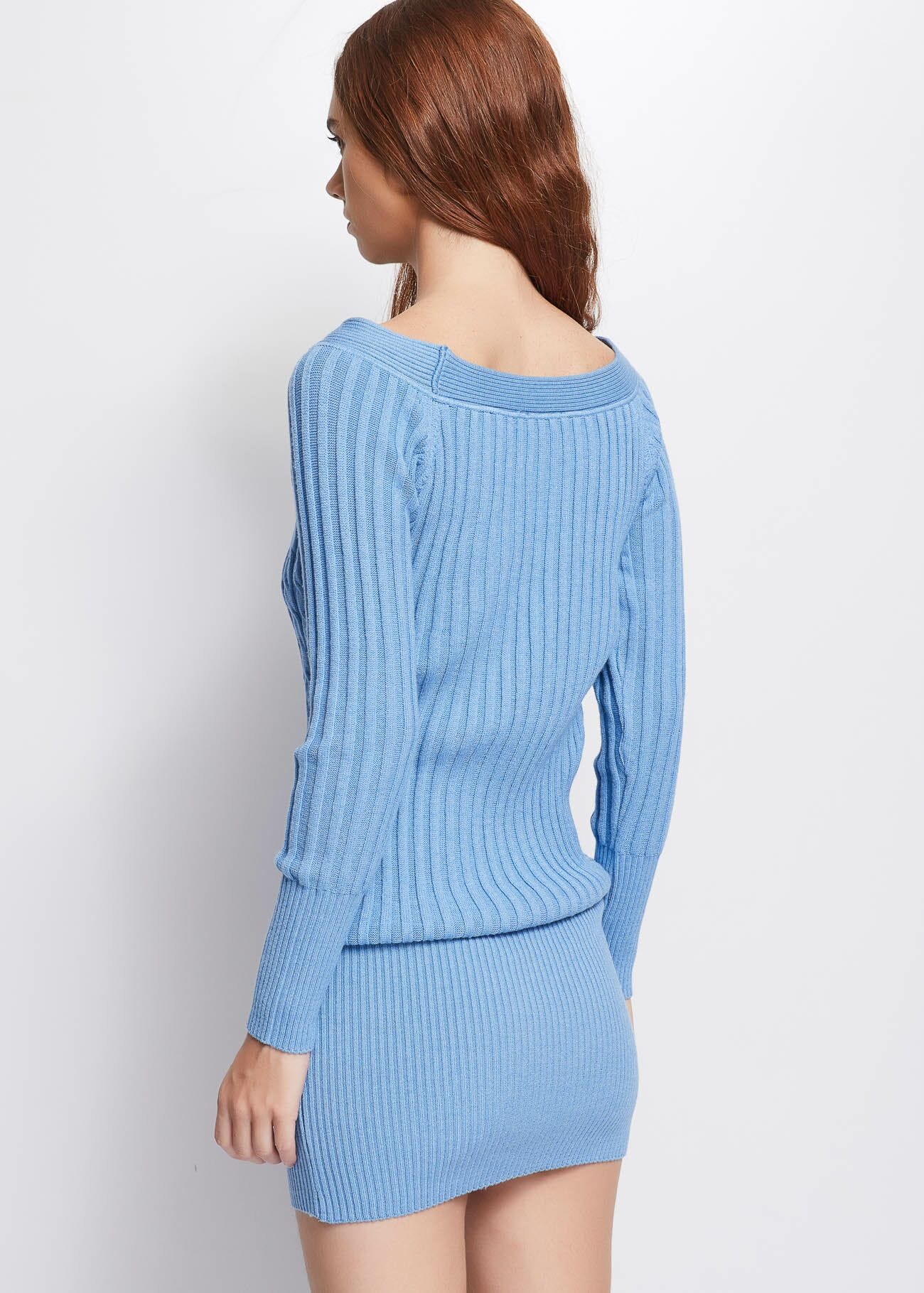 Cable knit dress