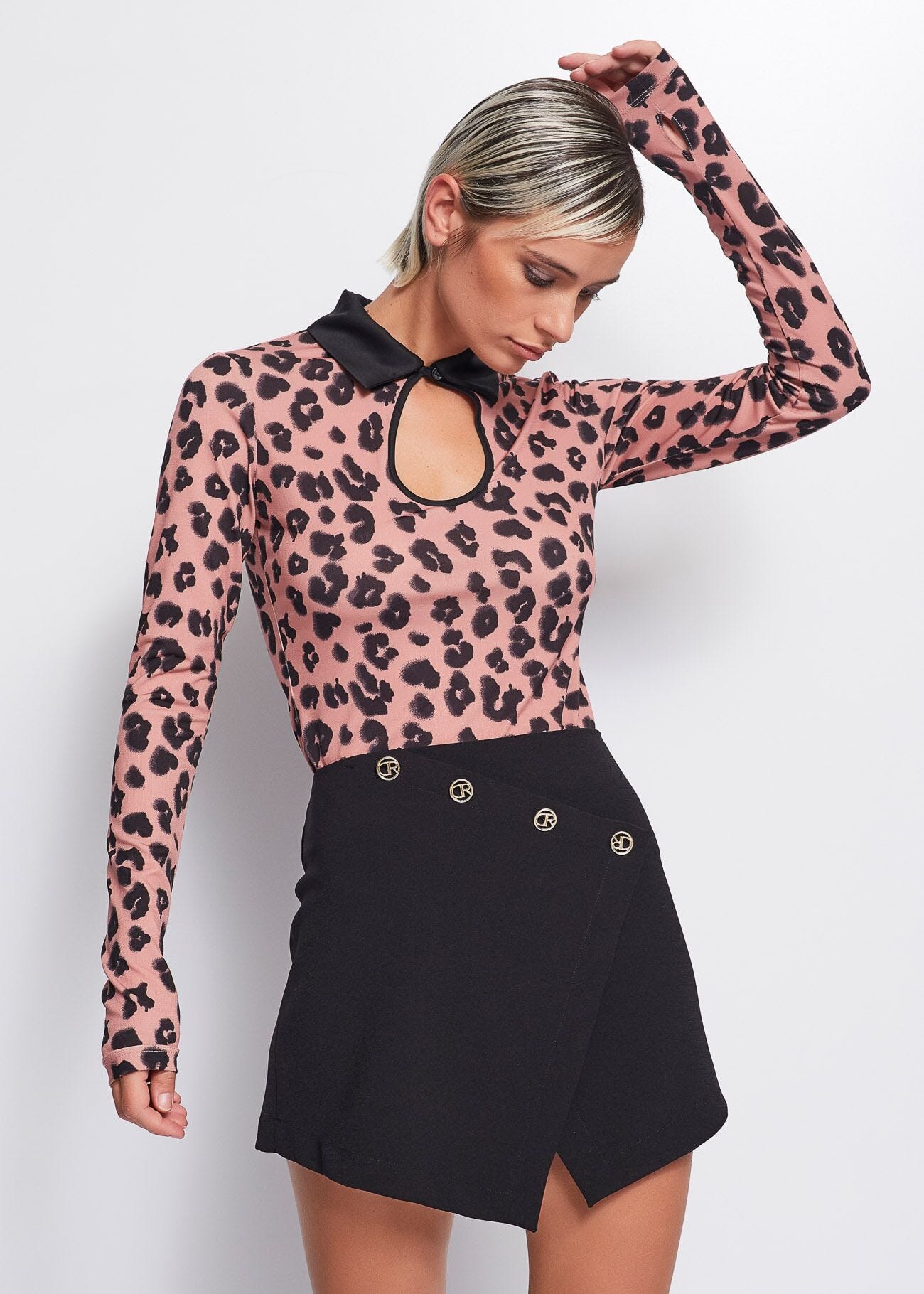 Animal print T-shirt
