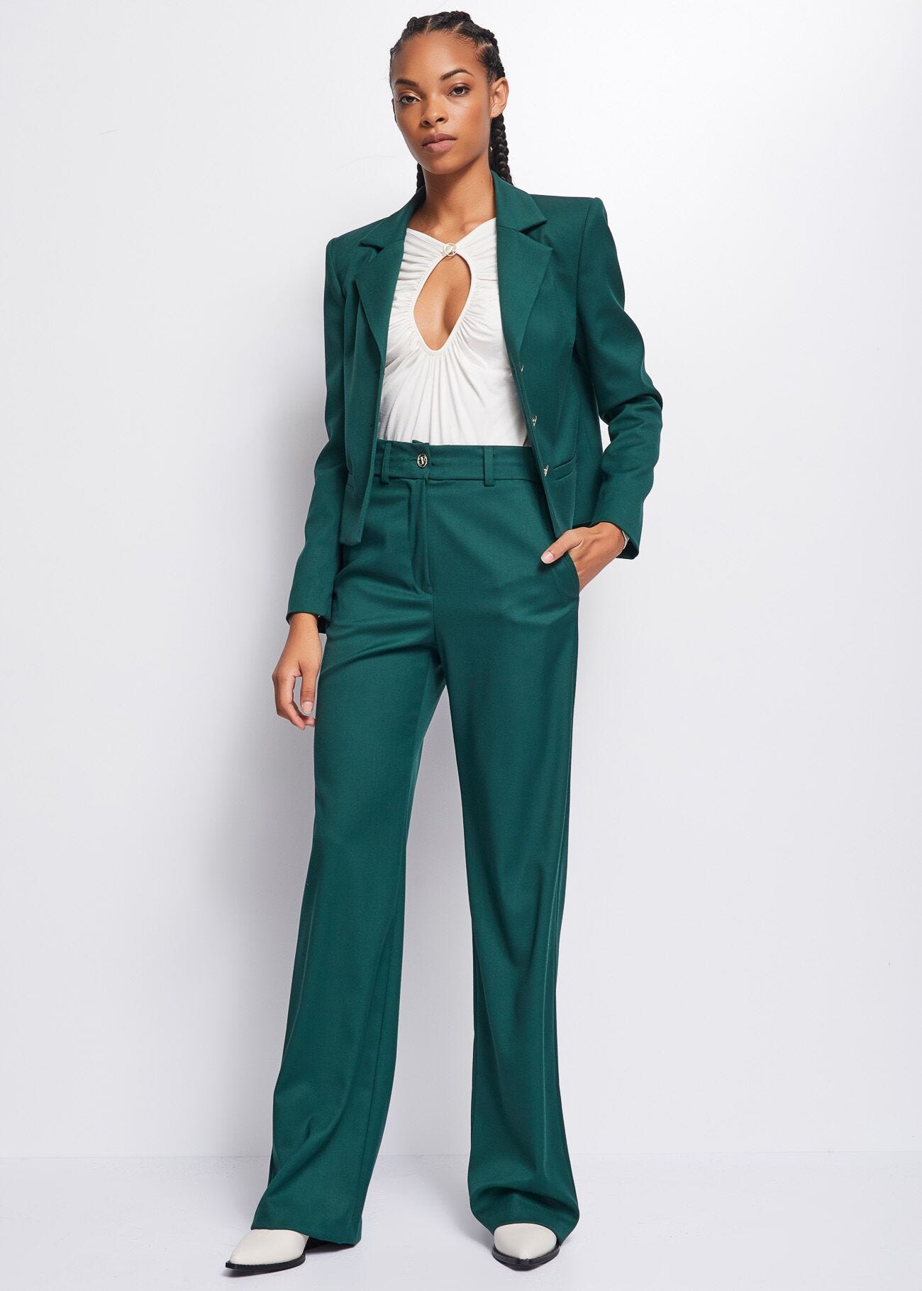 Stretch jersey bodysuit