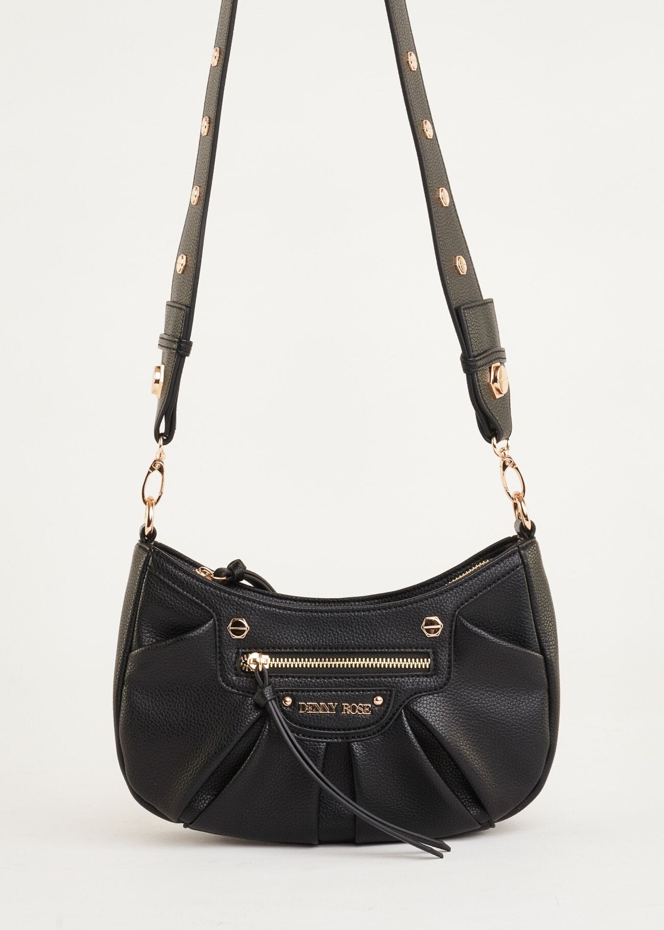 Draped crossbody bag