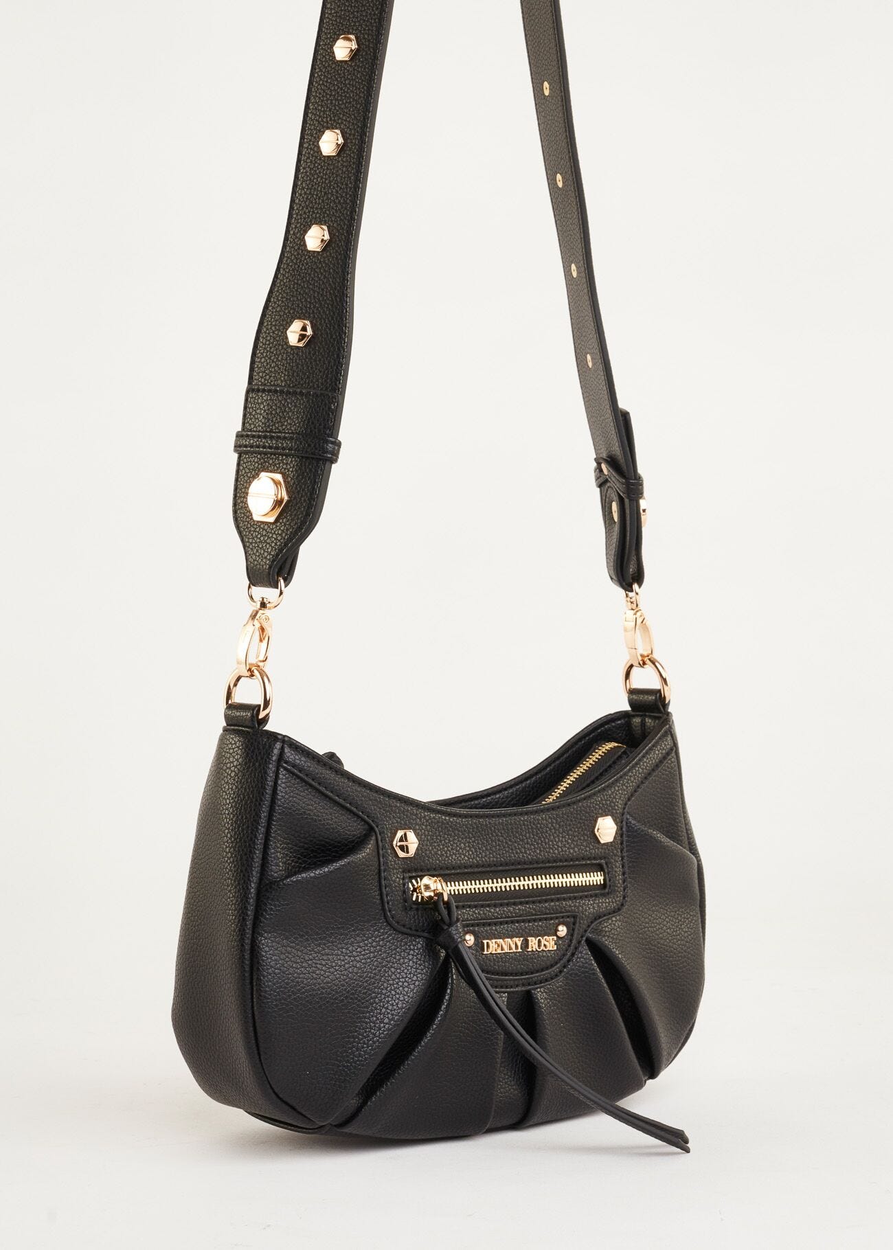 Draped crossbody bag