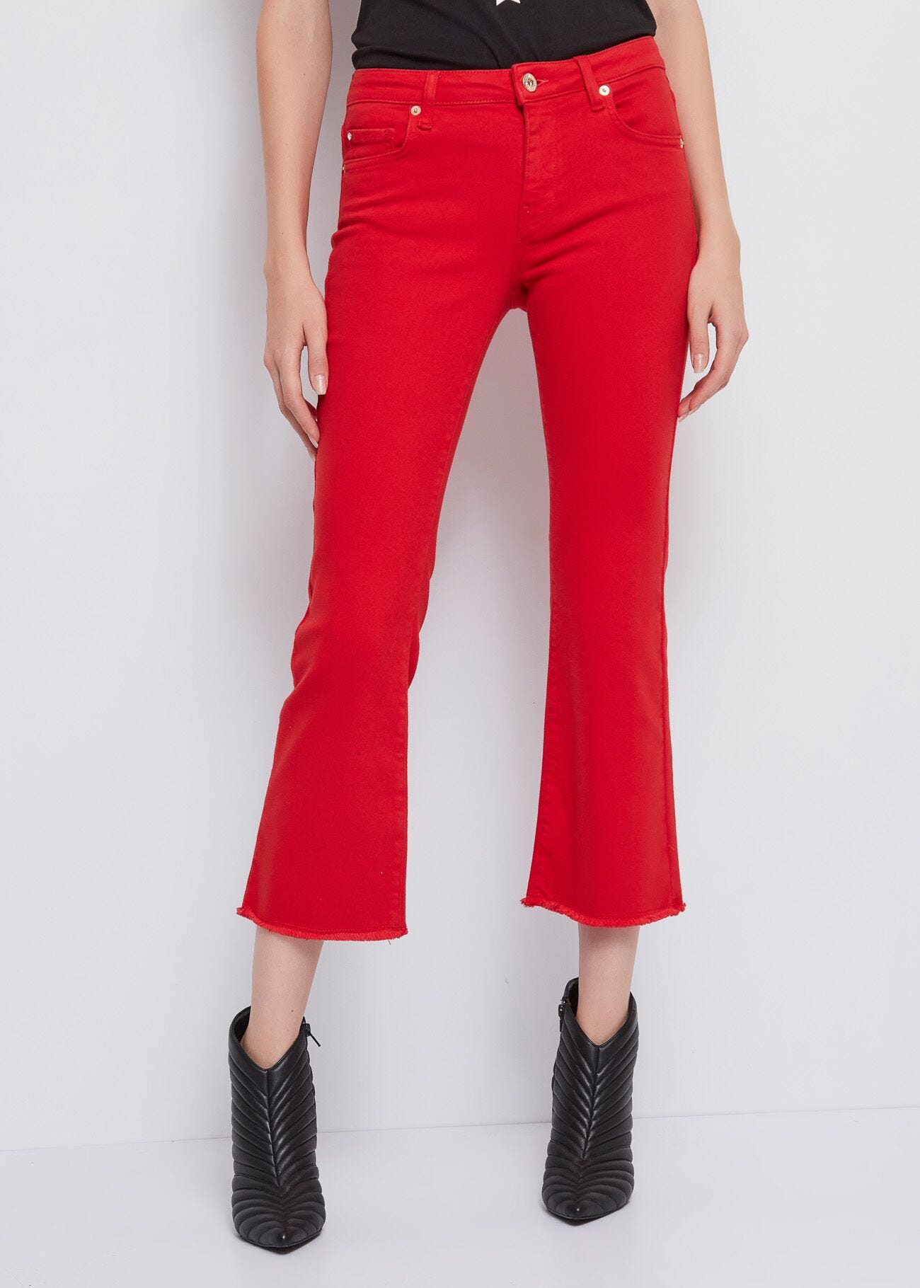 Tight cropped trousers sale