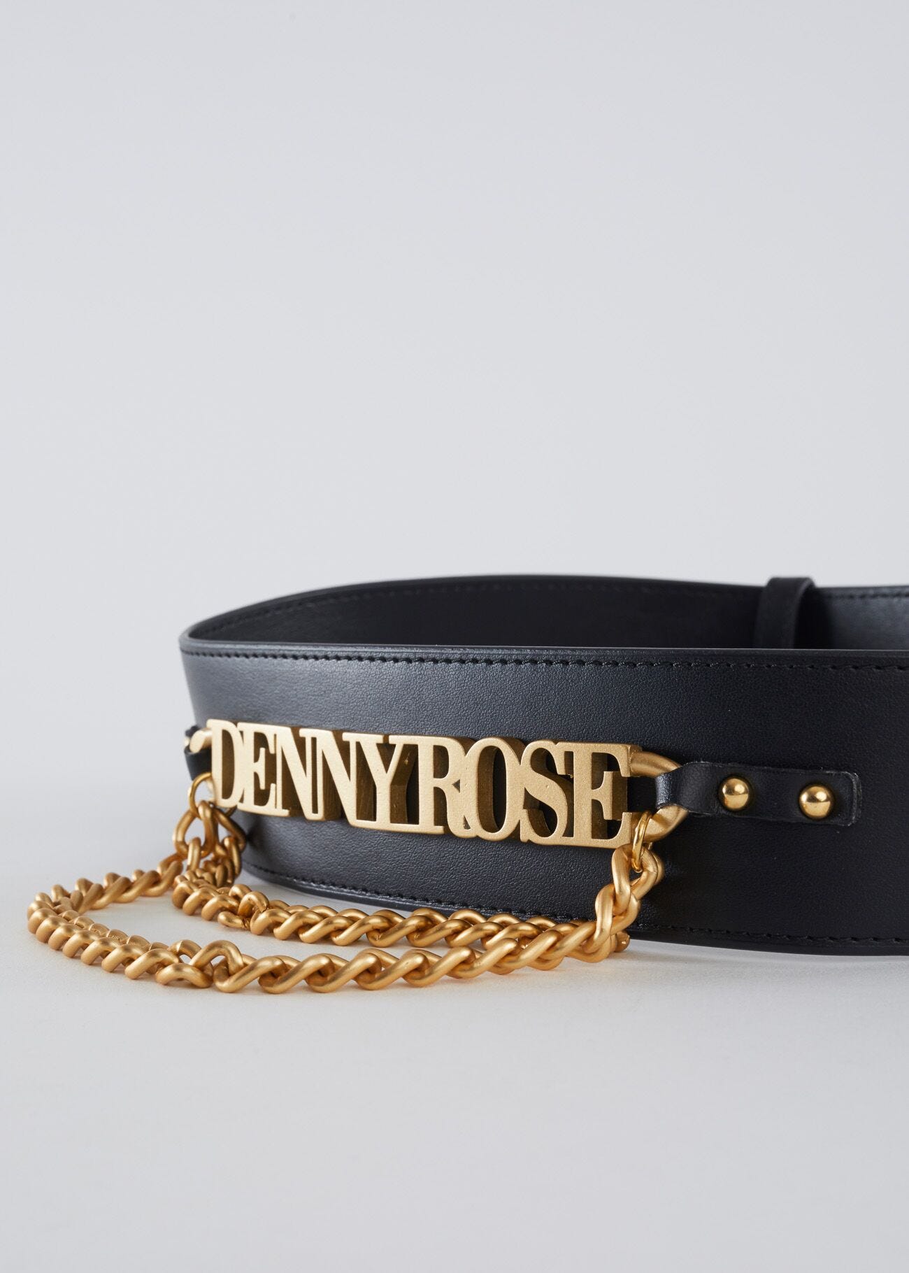 Bustier belt with logo