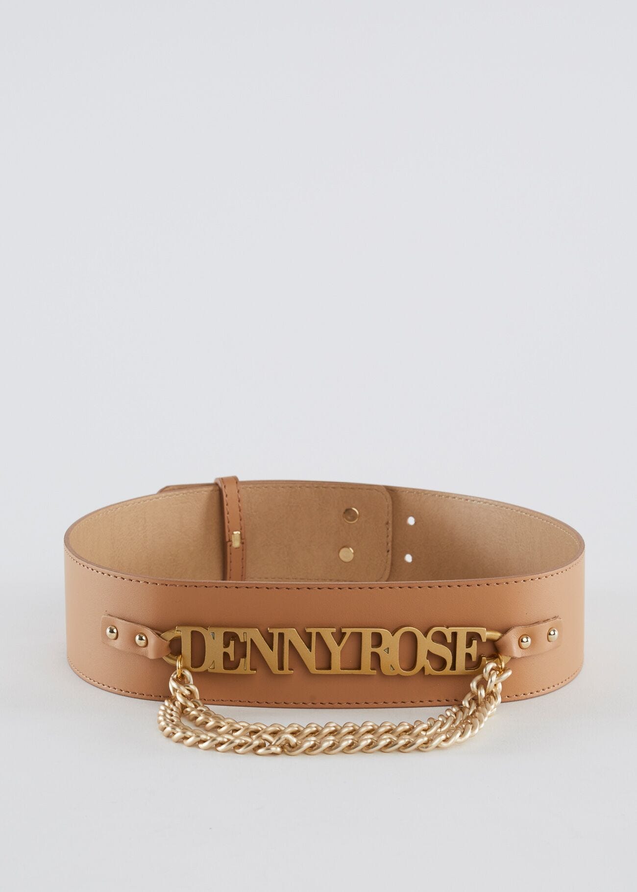 Bustier belt with logo