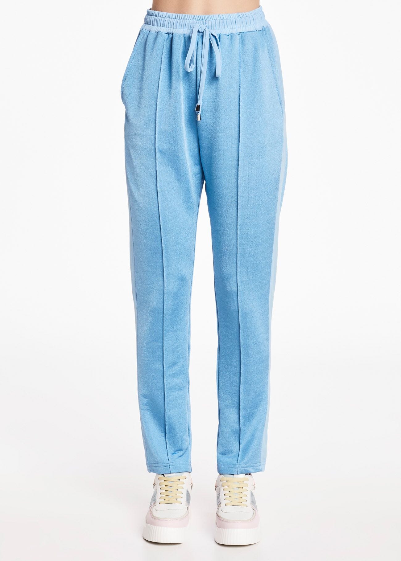 Cotton-blend trousers