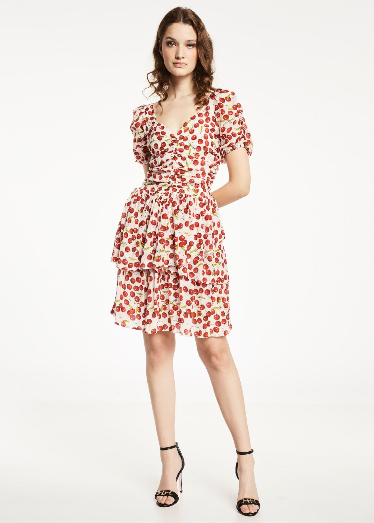 Viscose dress with print