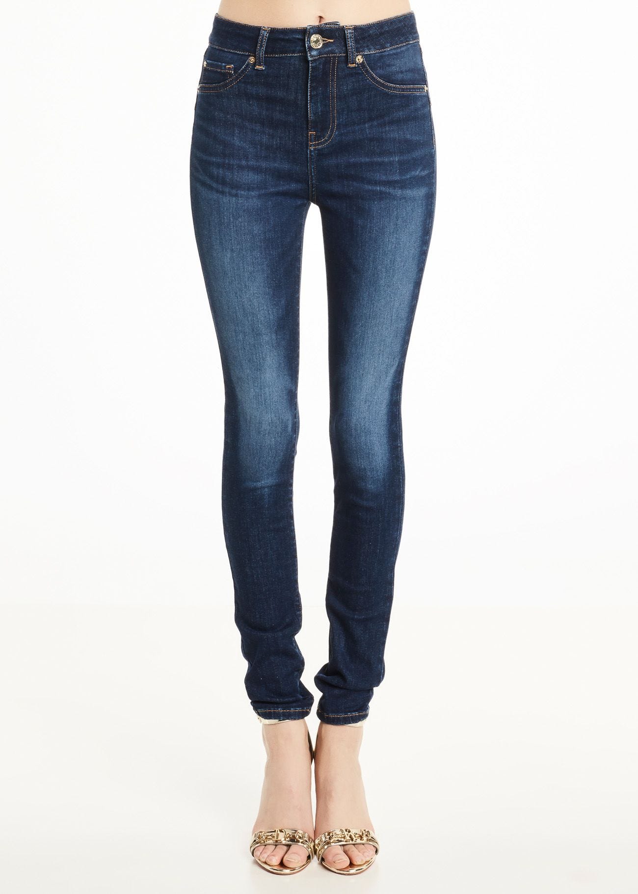 Jeans Jeggings indaco scuro