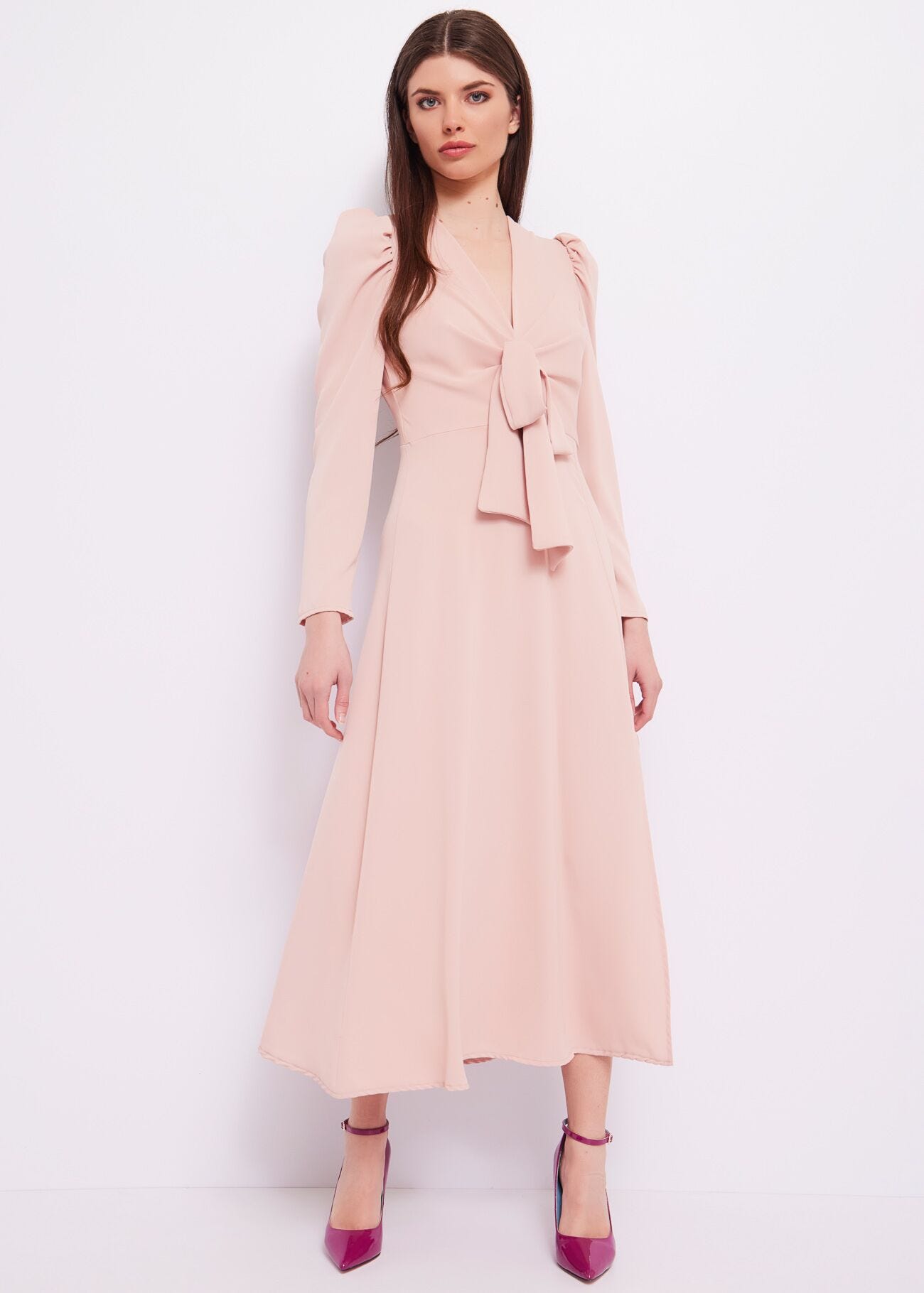 Dress with bow