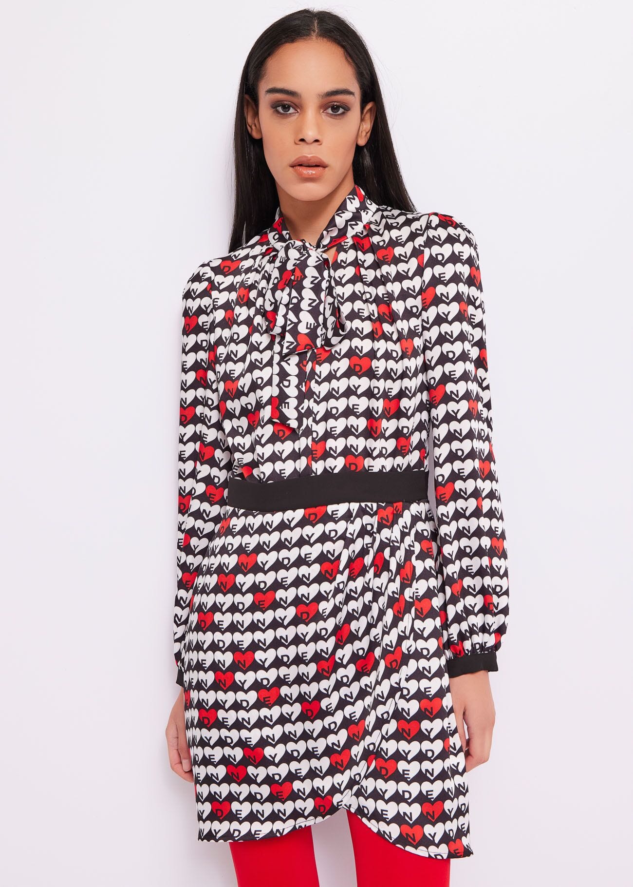 Dress with hearts