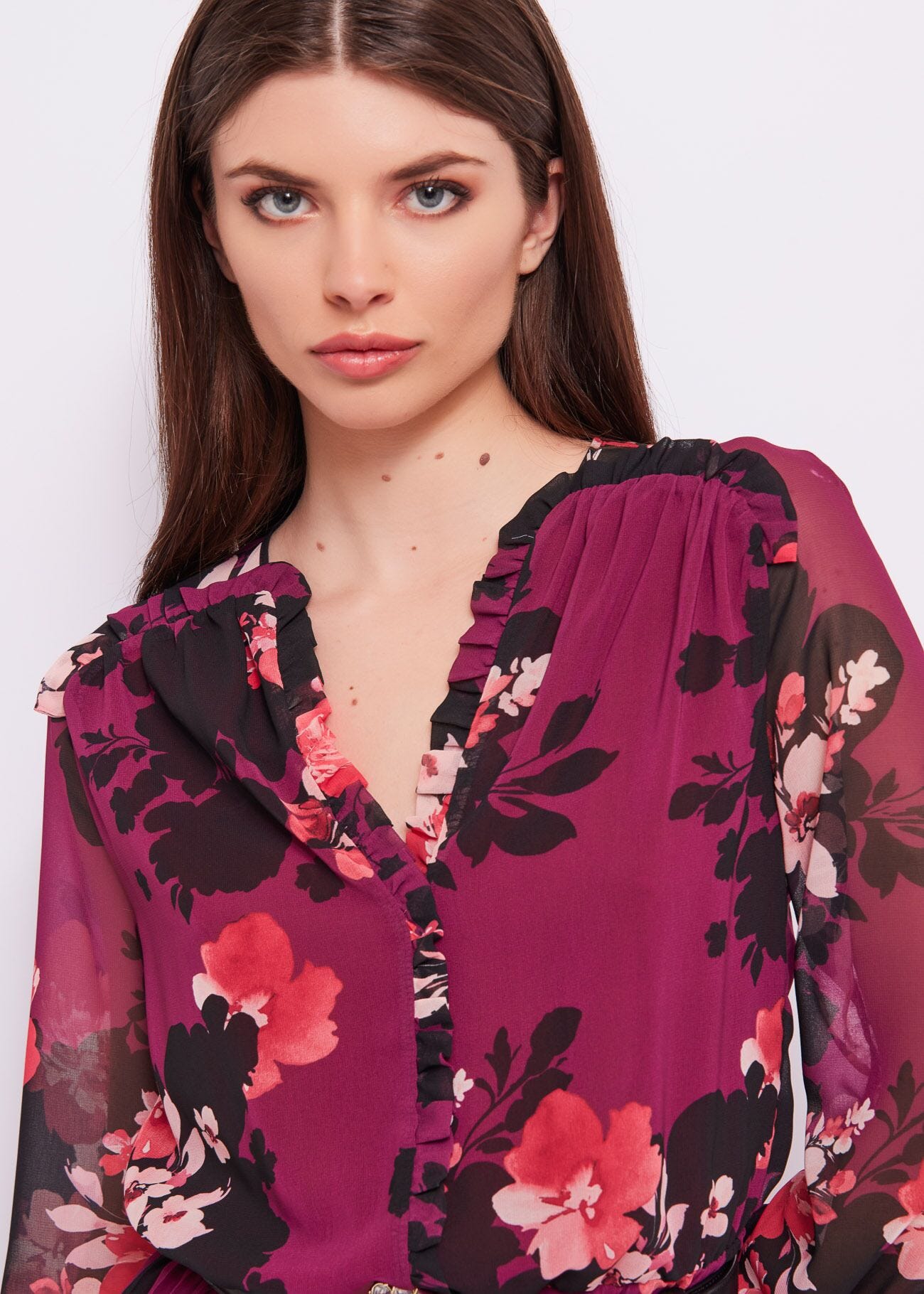 Floral-print dress