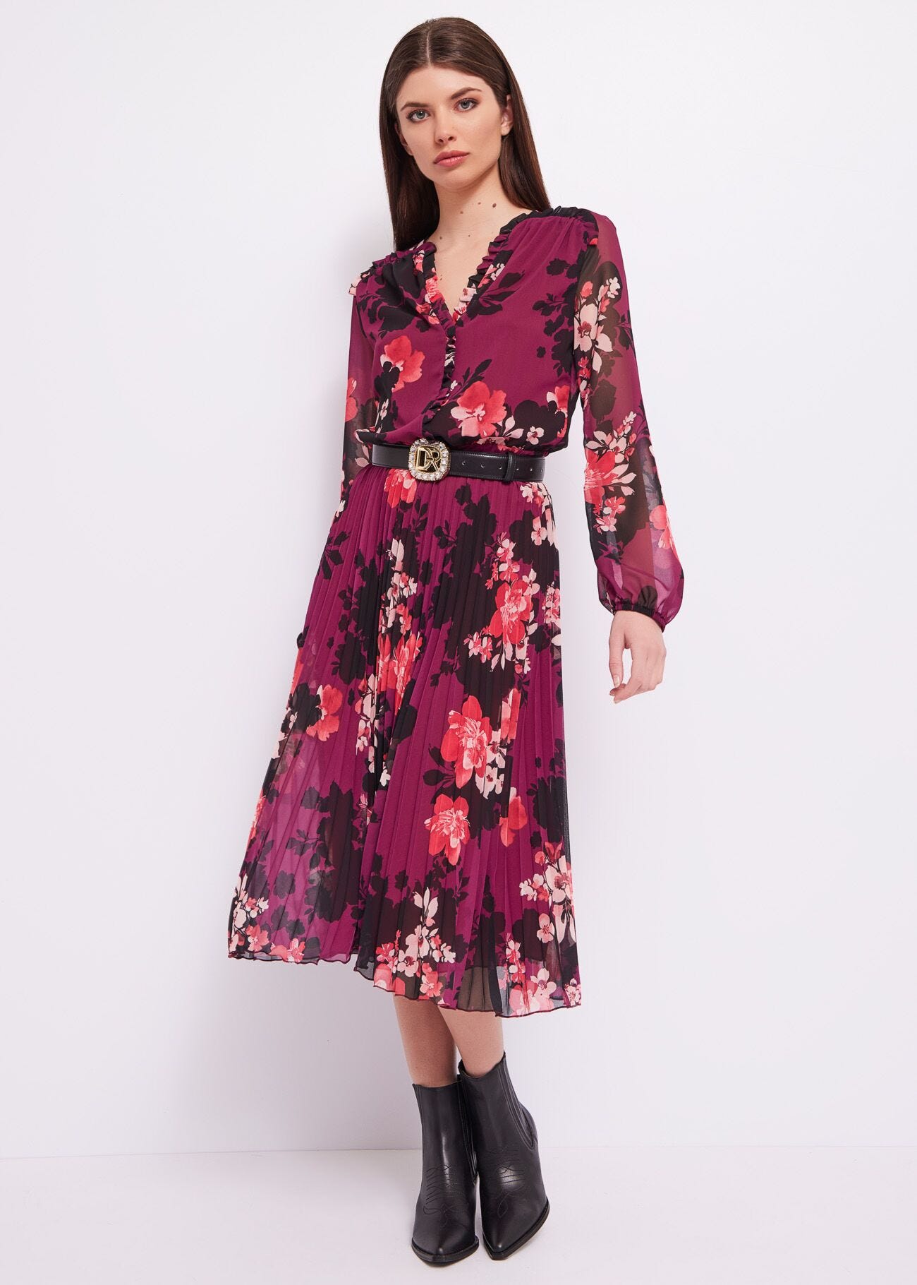 Floral-print dress