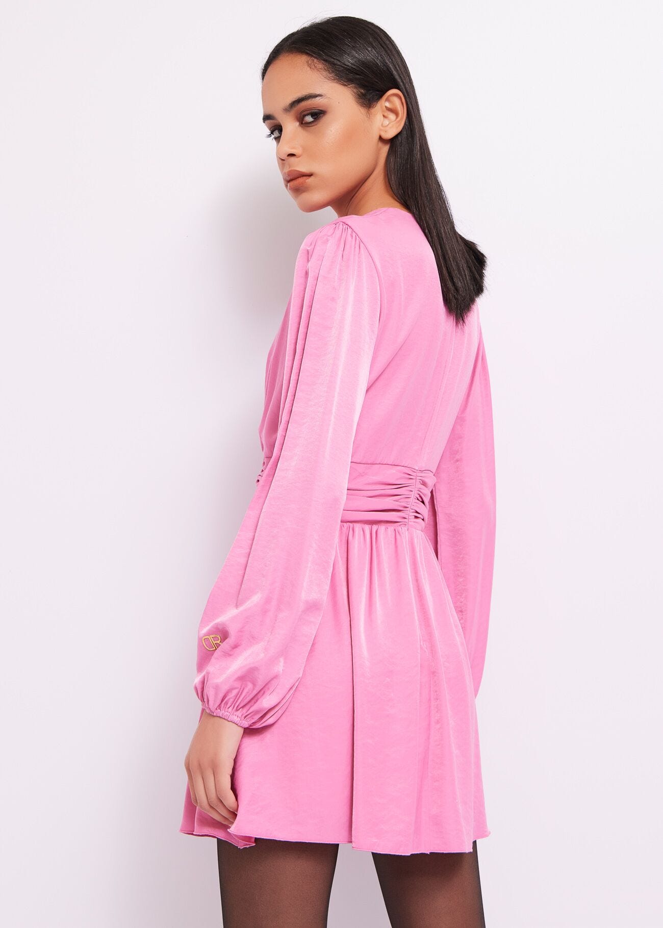 Fluid fabric dress