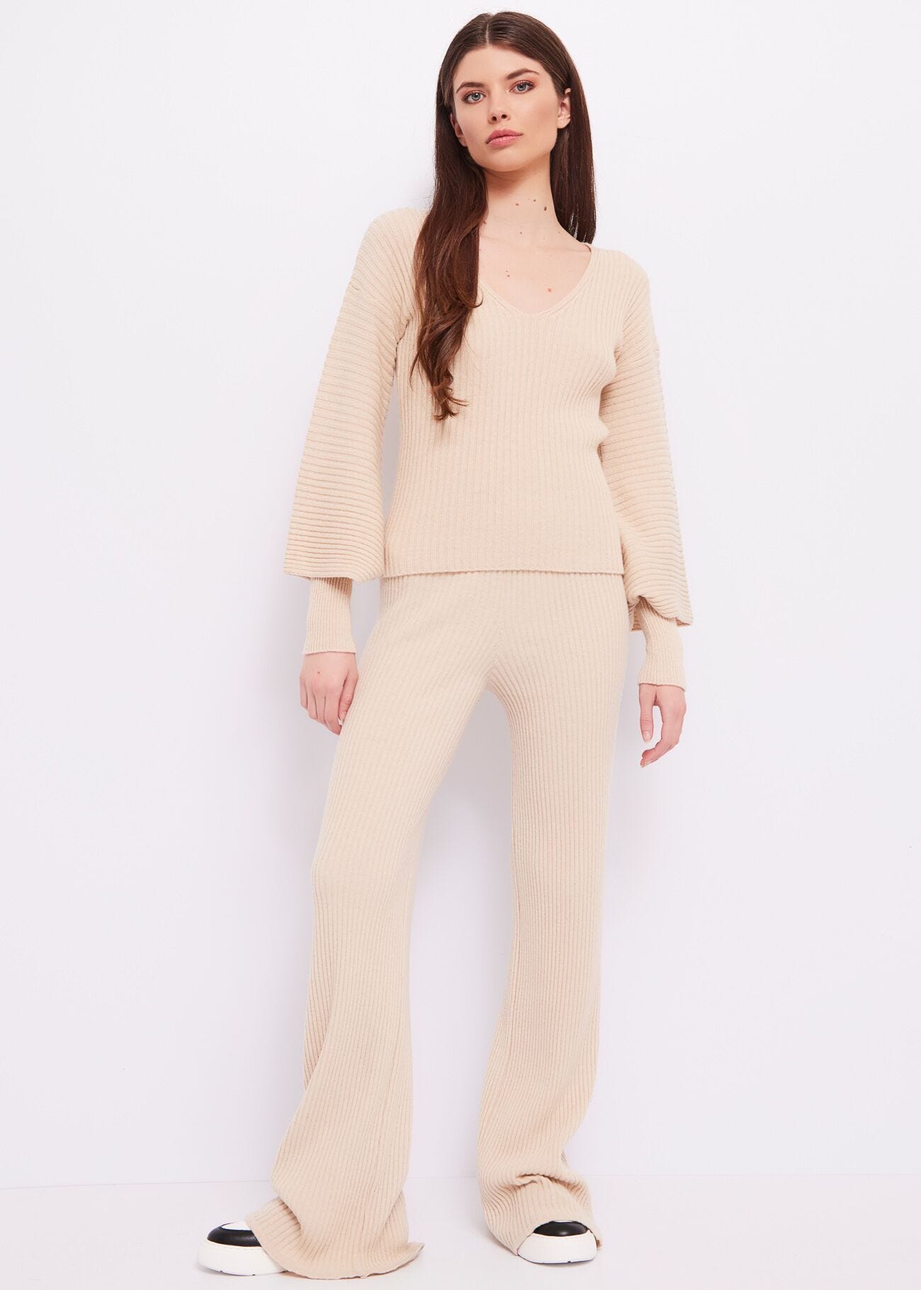 Knit trousers