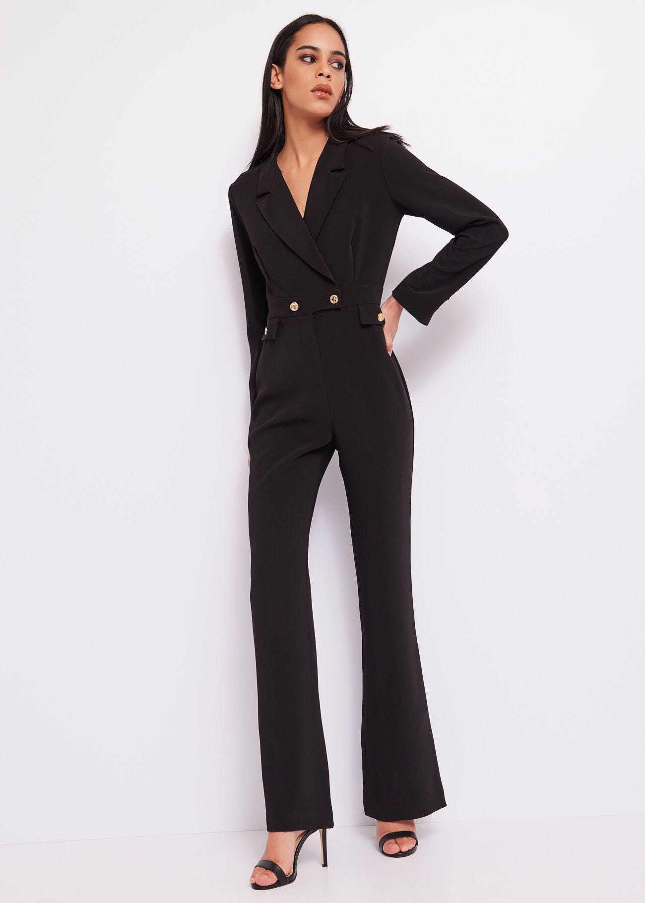 Two-way stretch jumpsuit