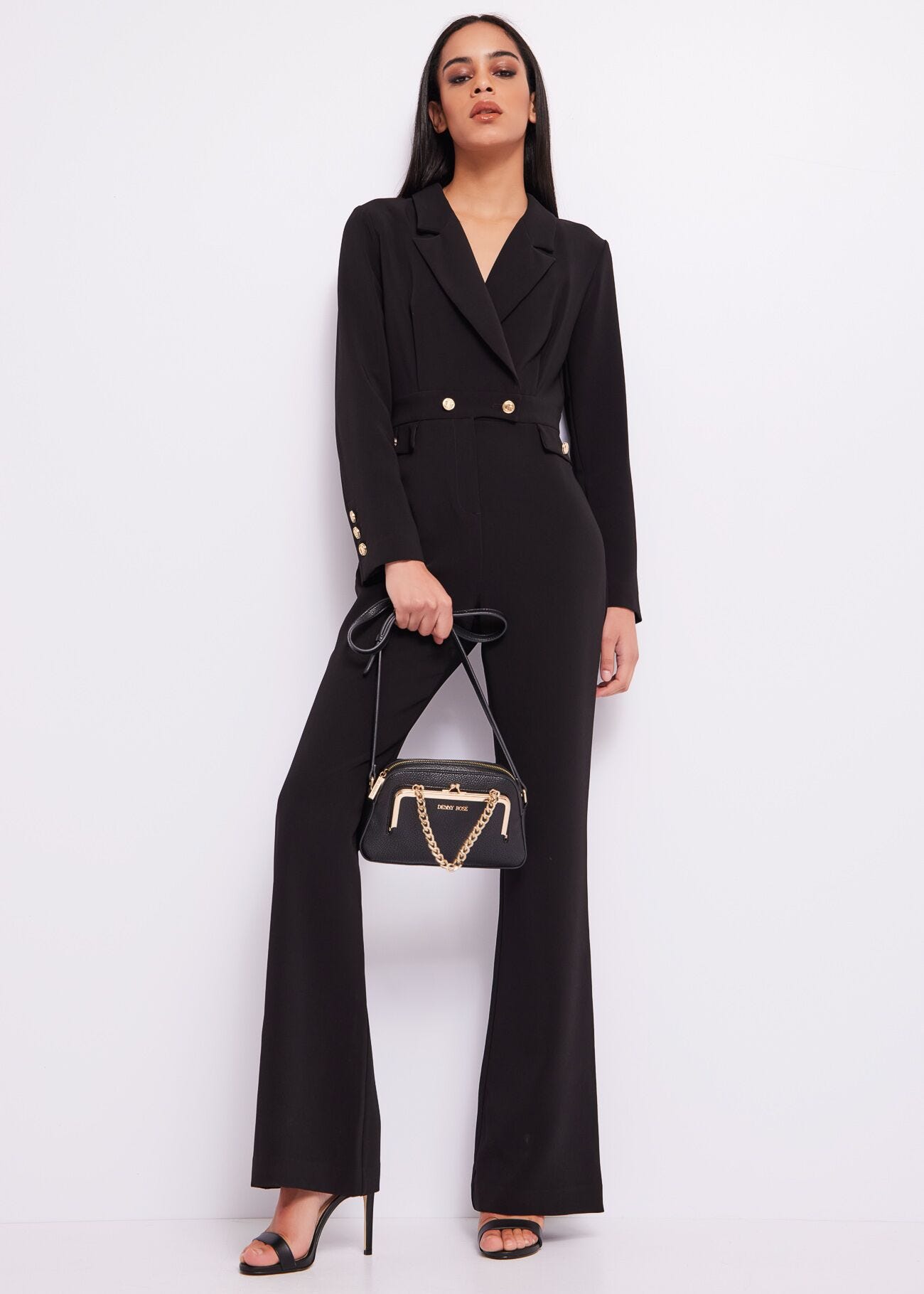 Two-way stretch jumpsuit