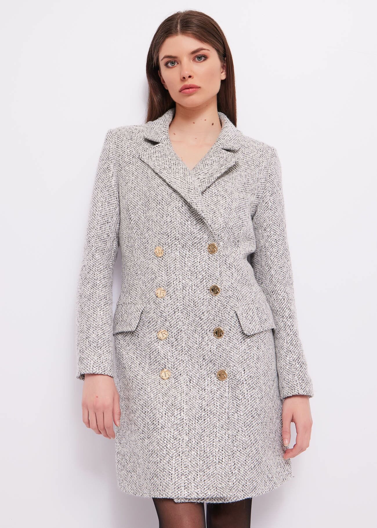 Cappotto con paillettes