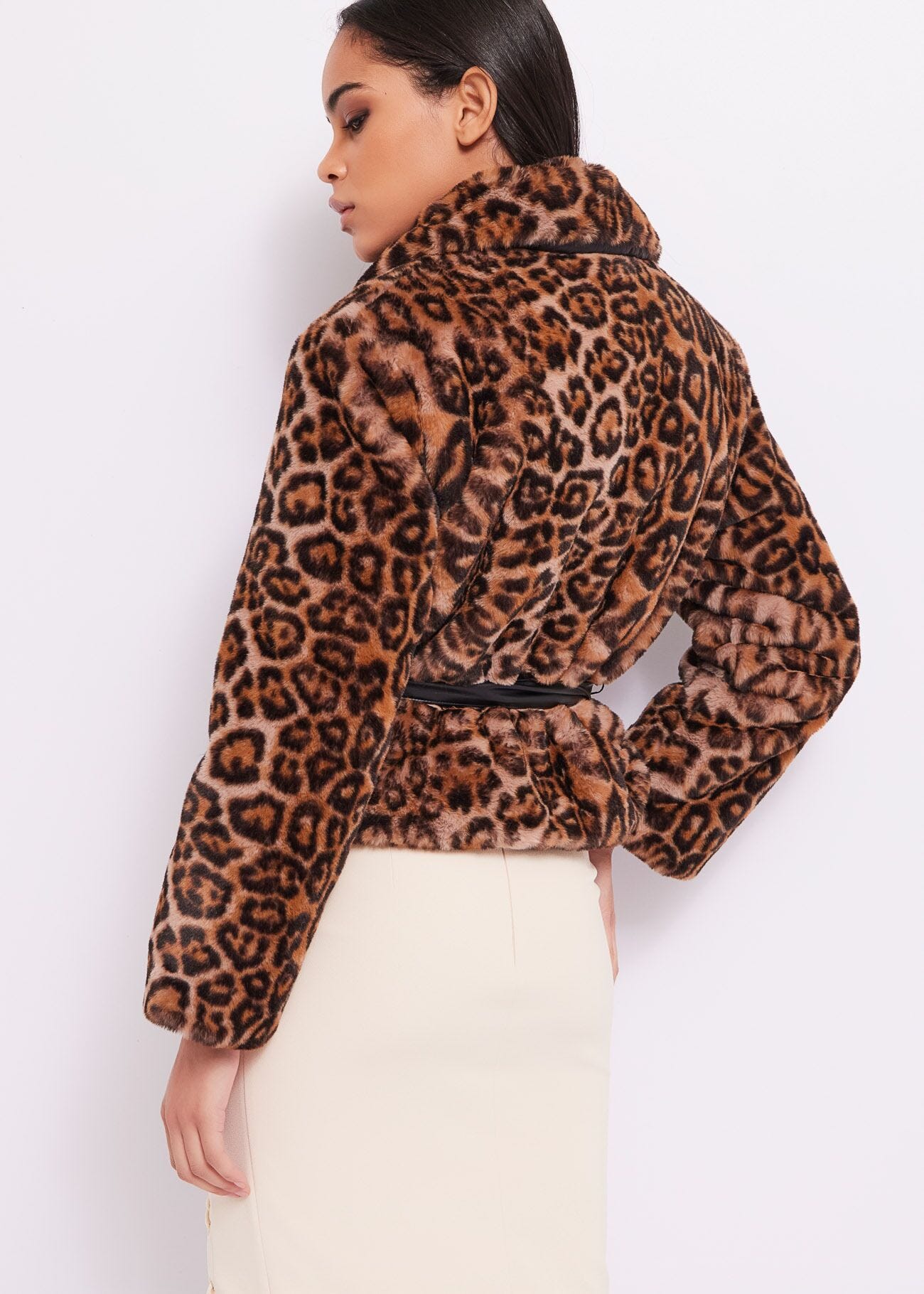 Animal-print jacket