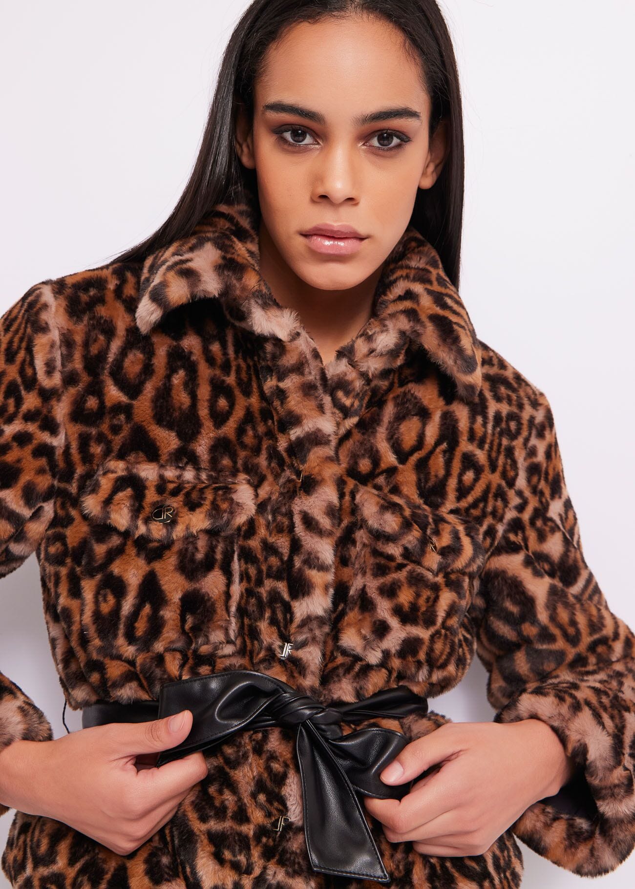 Animal-print jacket