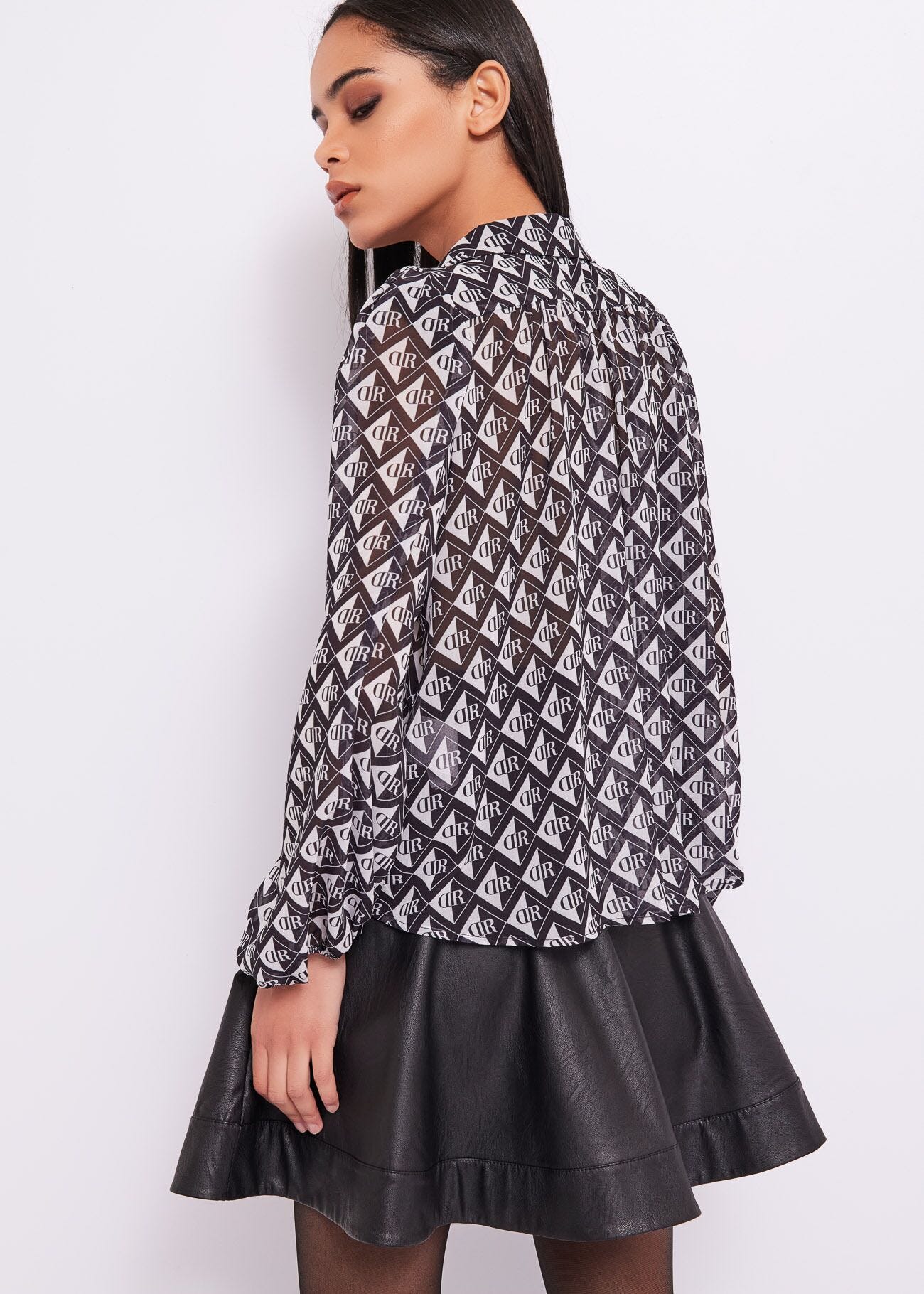 Blouse with print