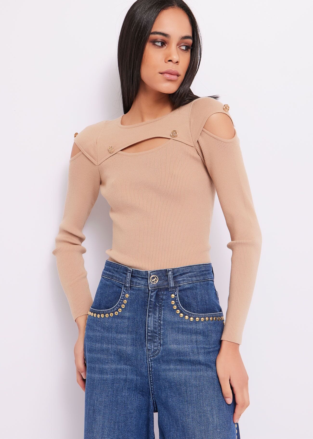 Maglia con bottoni