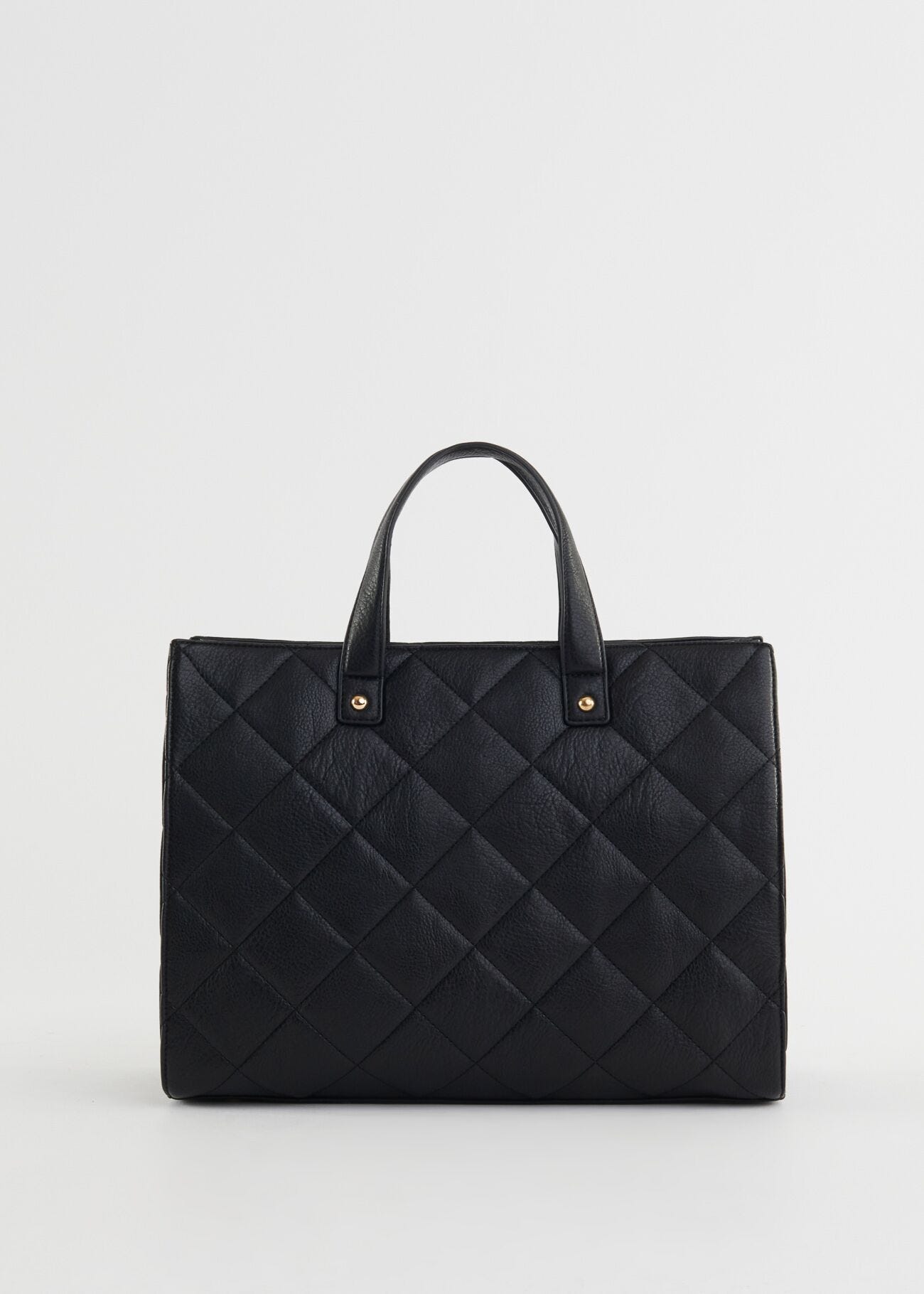 Quilted shopper bag