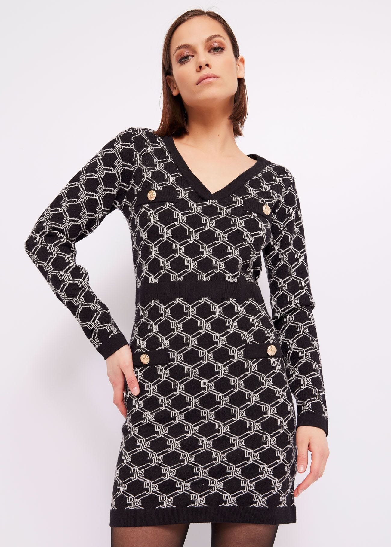 Abito jacquard