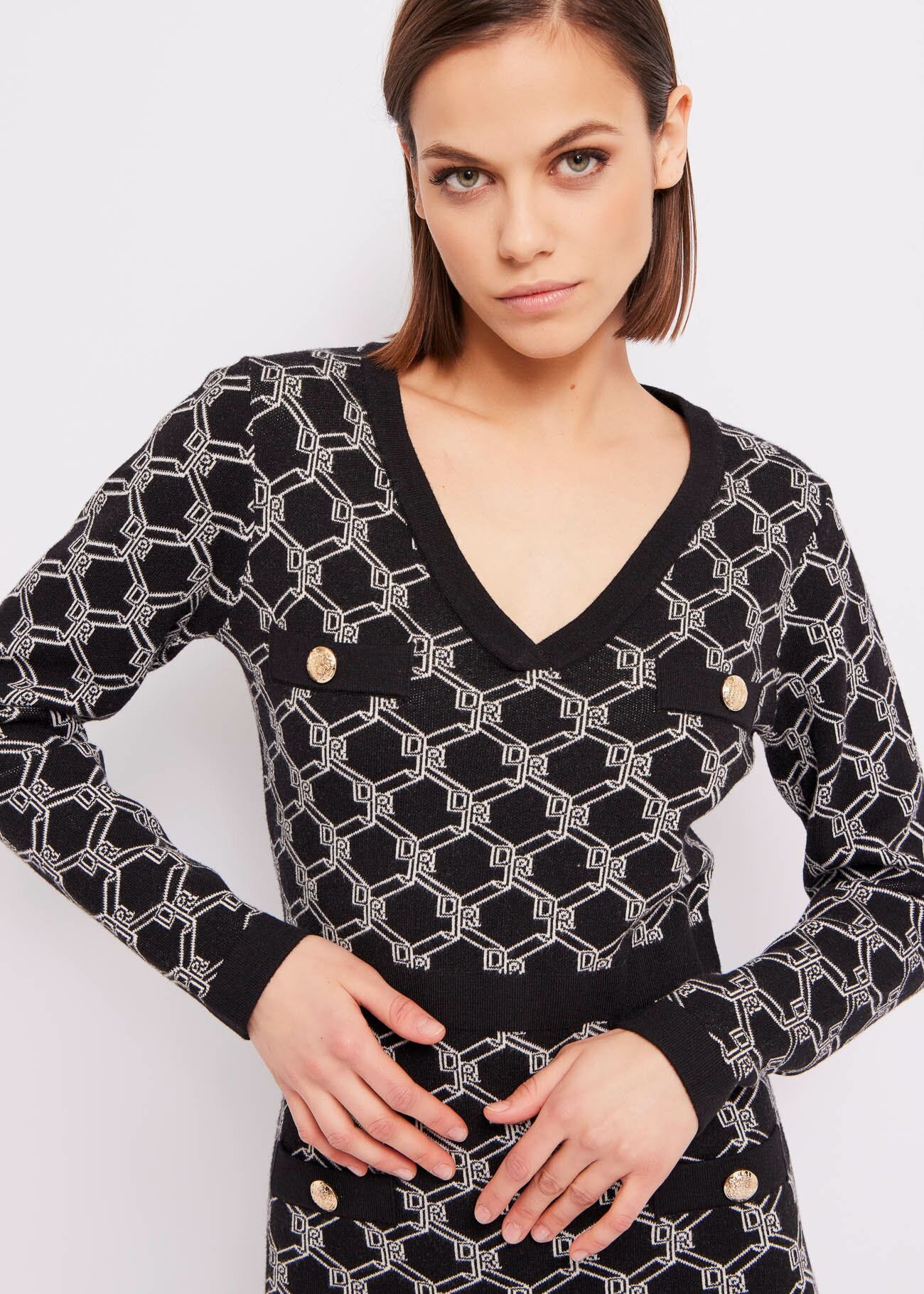 Abito jacquard