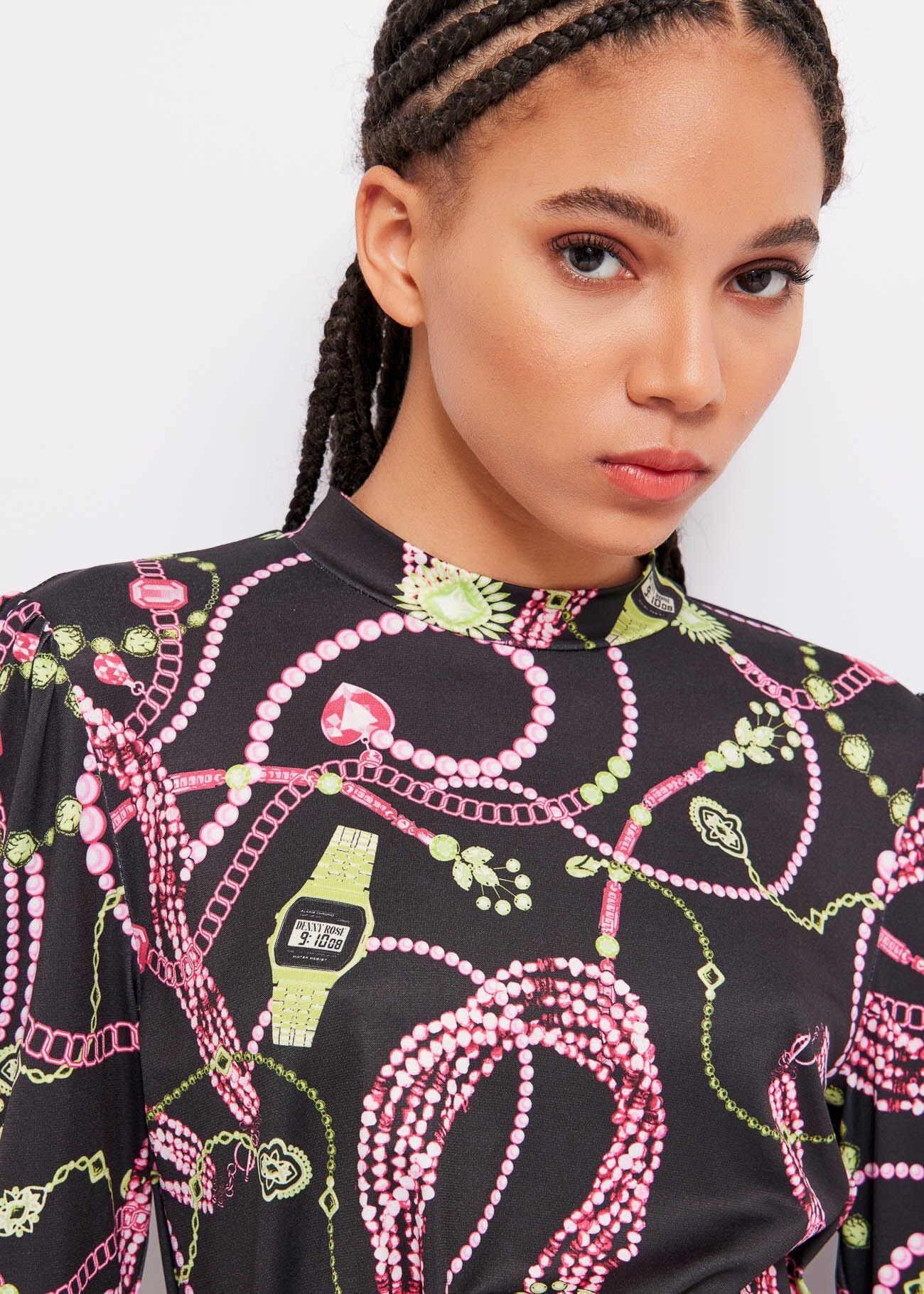 Dress with print