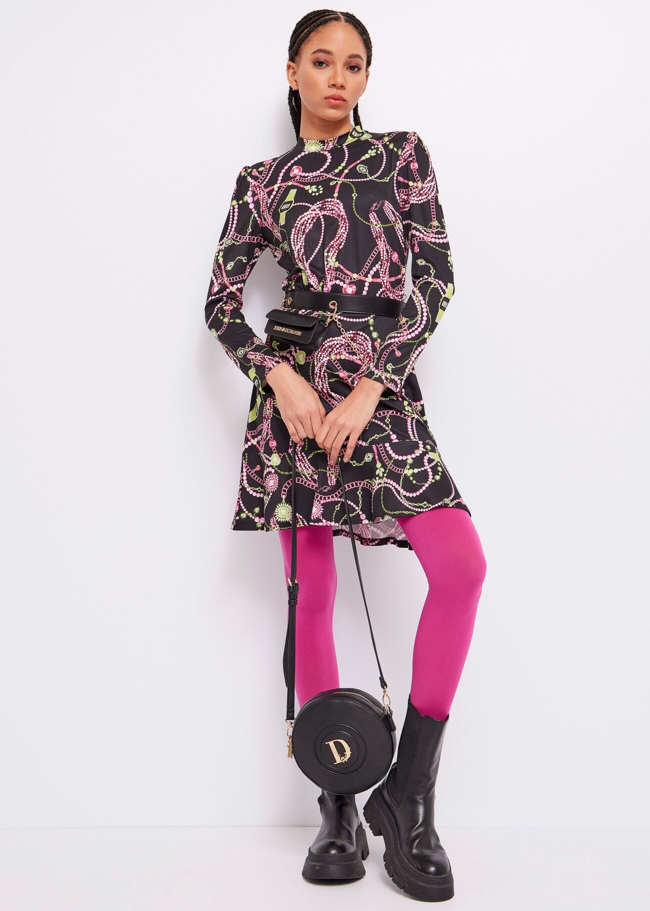 Dress with print