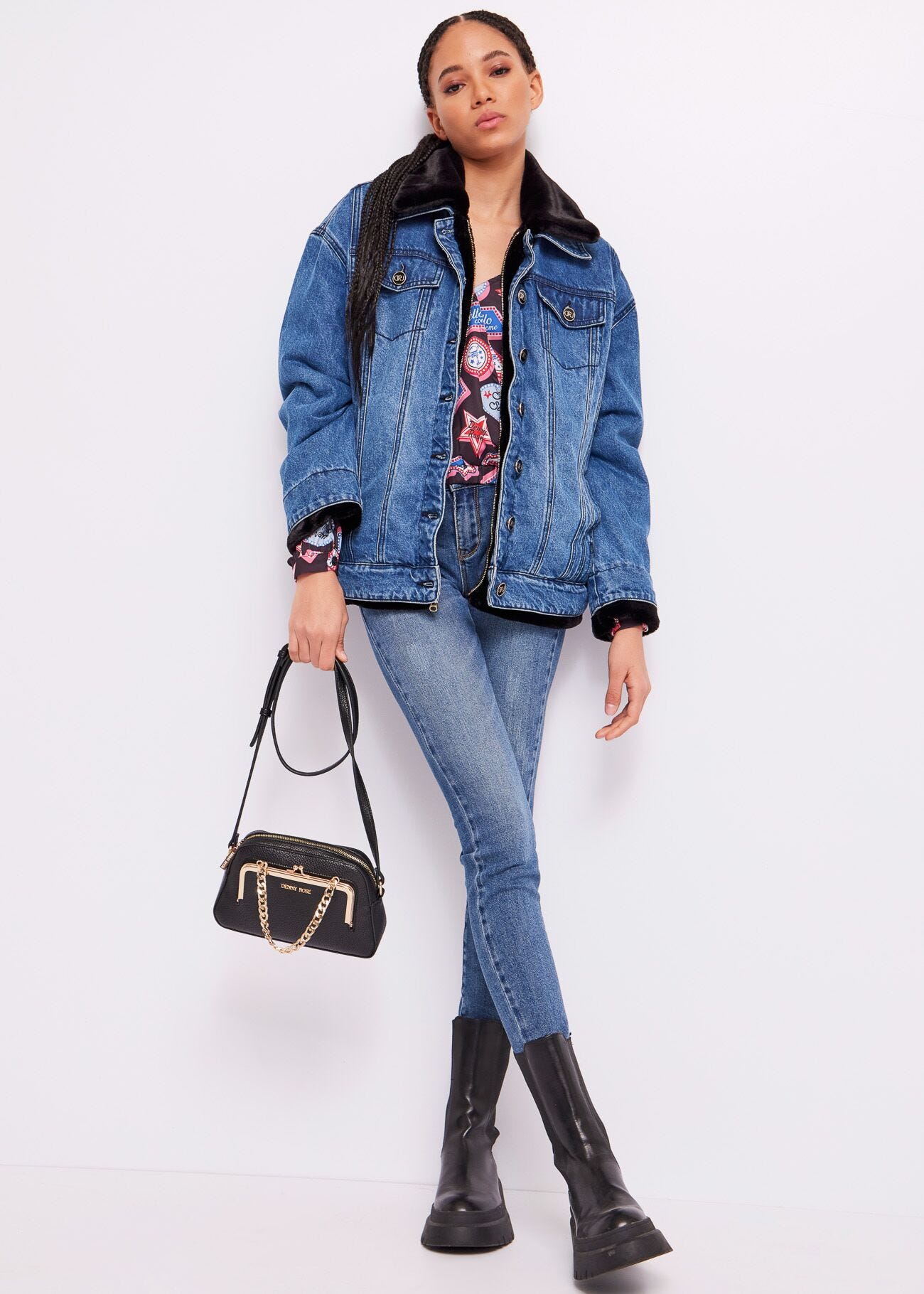 Jeggings con bottoni