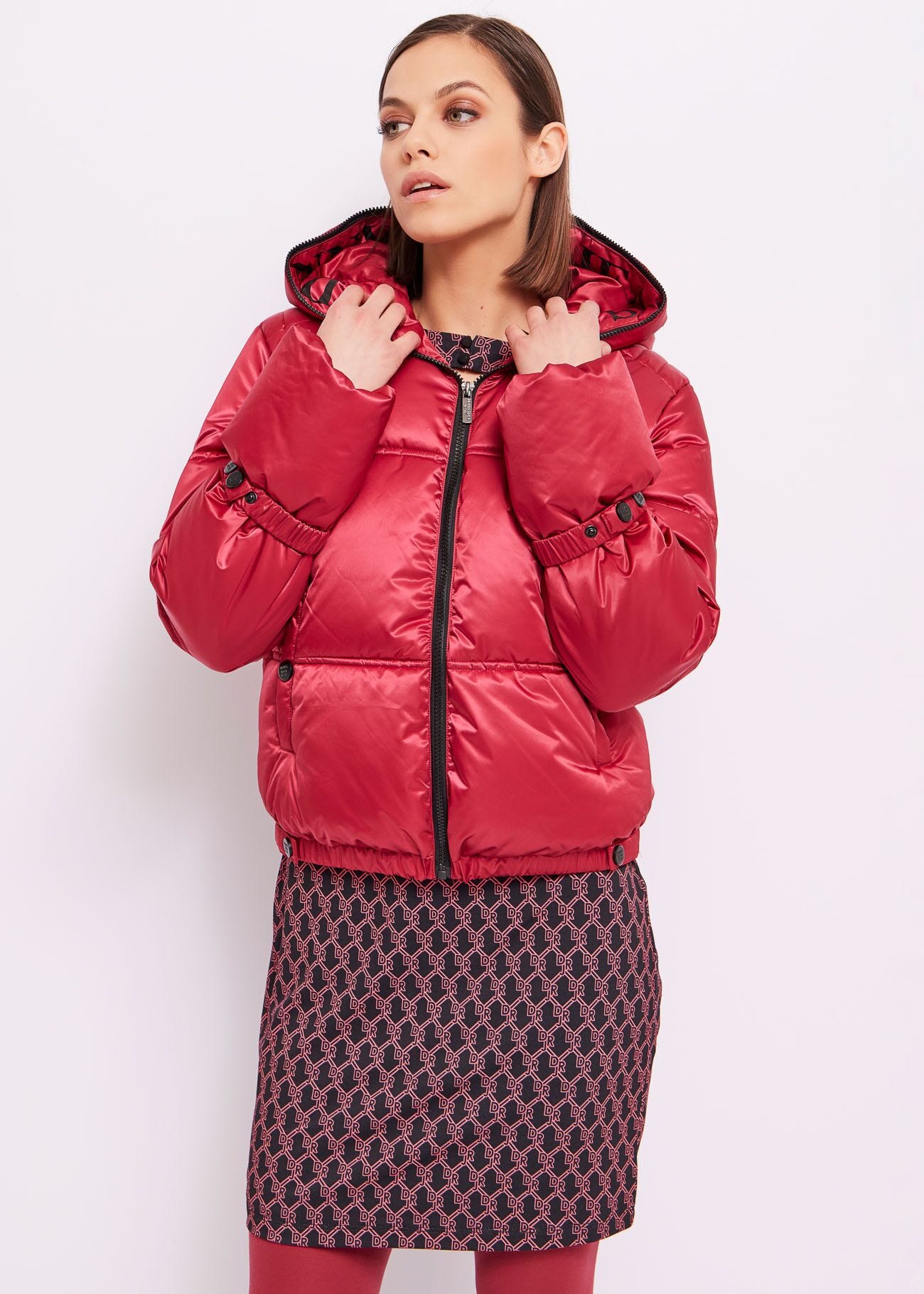 Nylon down jacket