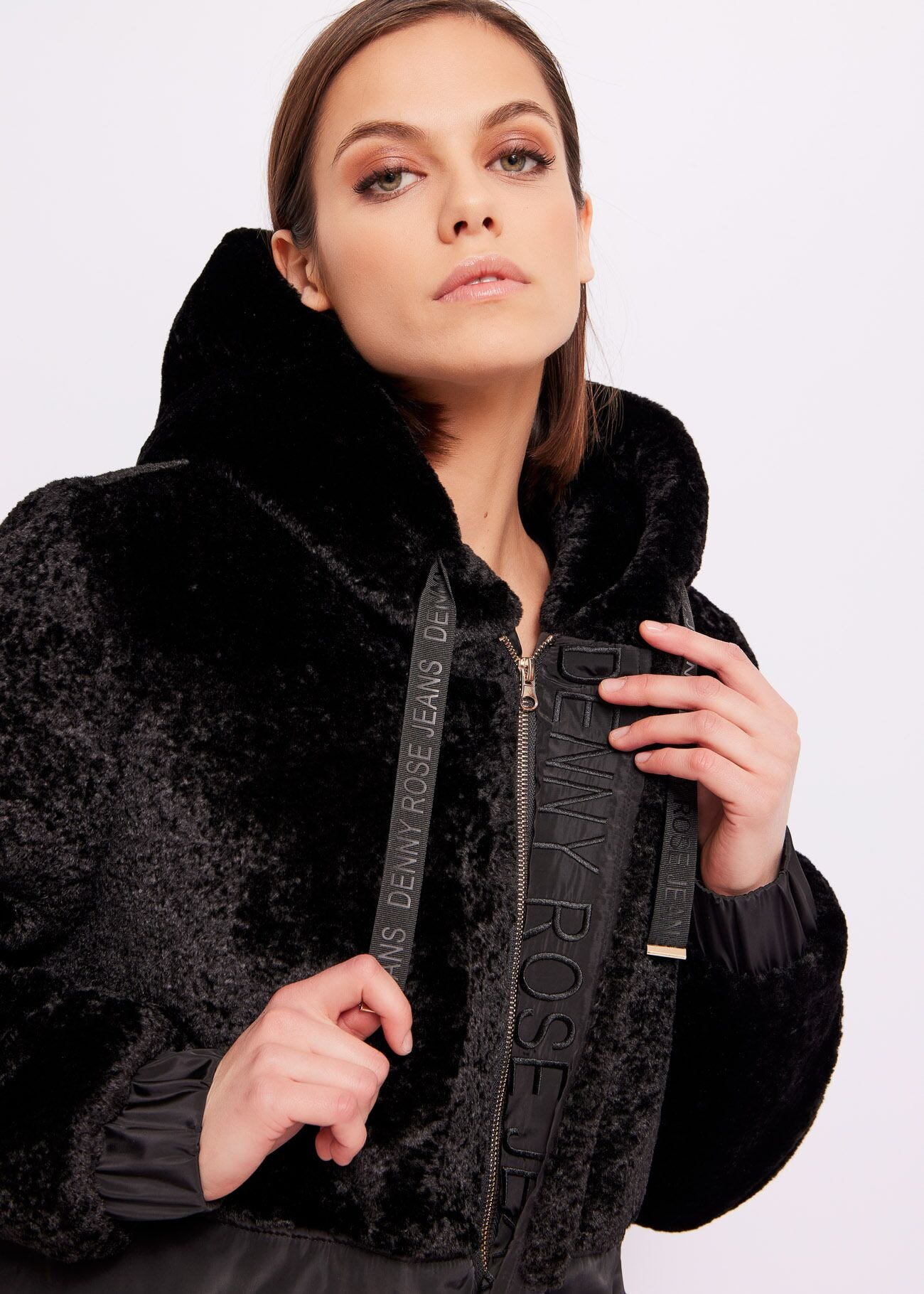 Parka in nylon e teddy