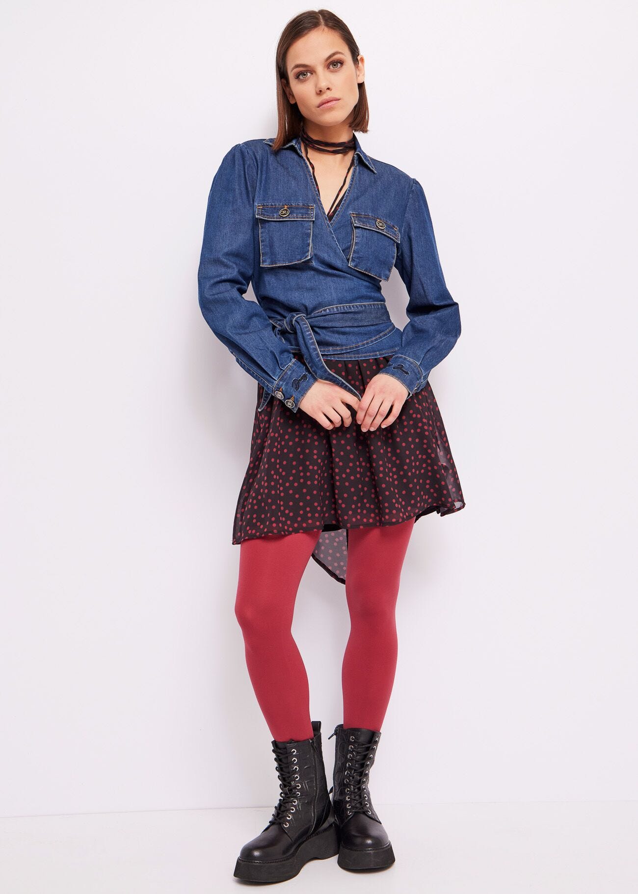 Blusa in denim