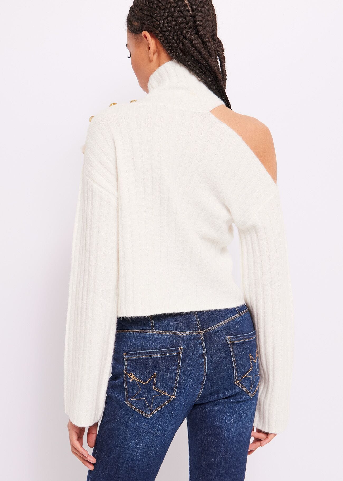 Maglia dolcevita in misto lana