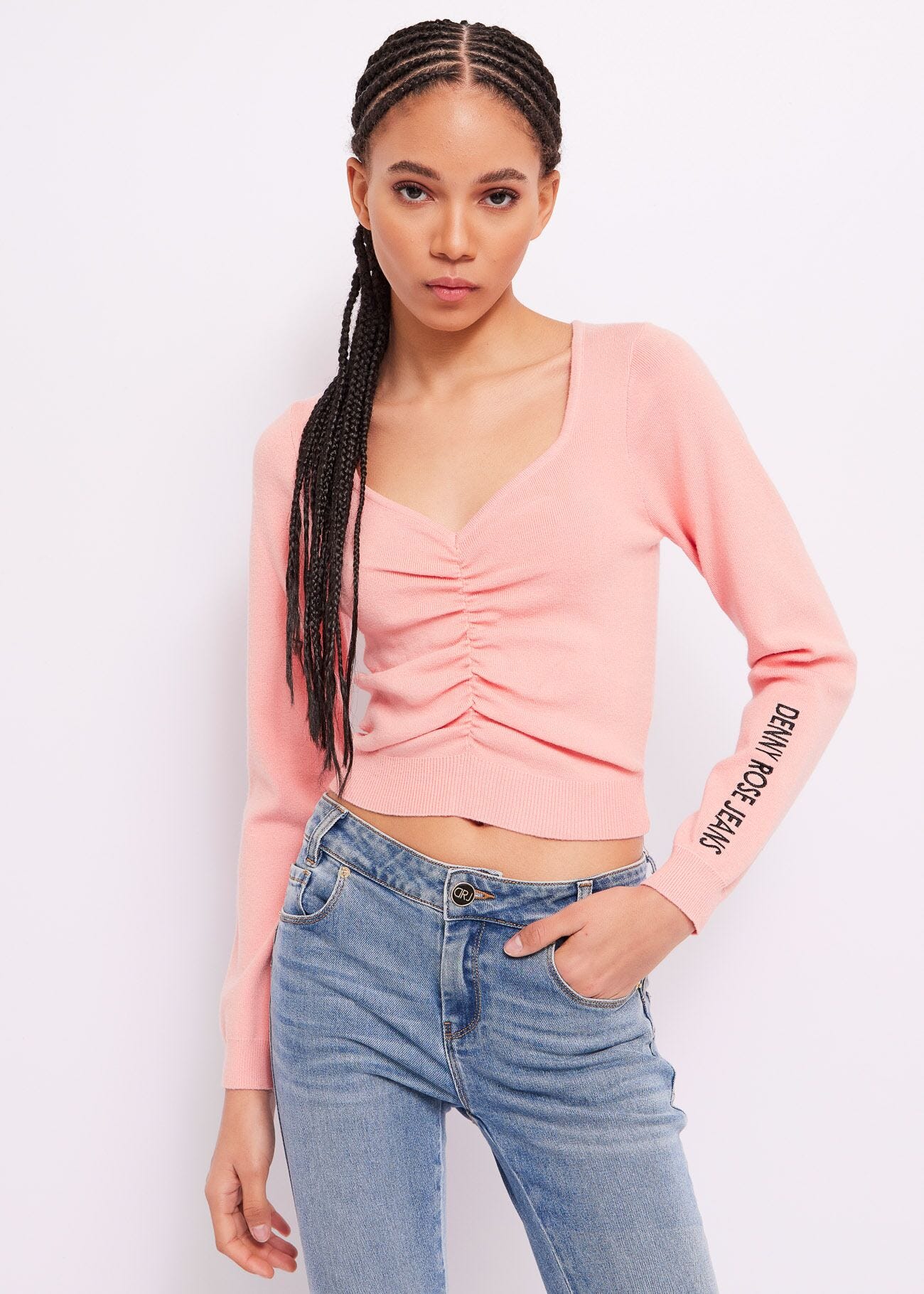 Jumper with embroidery