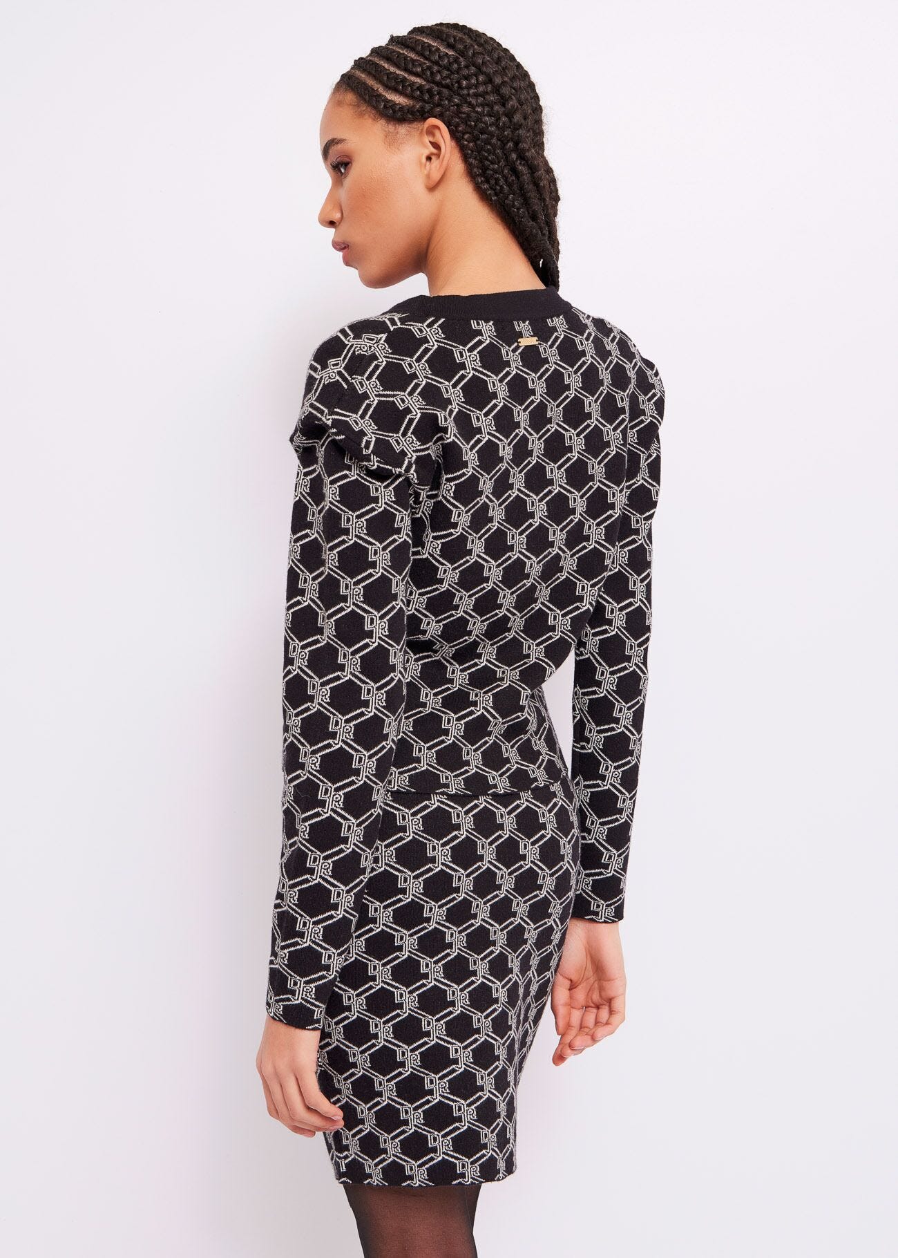 Jacquard cardigan