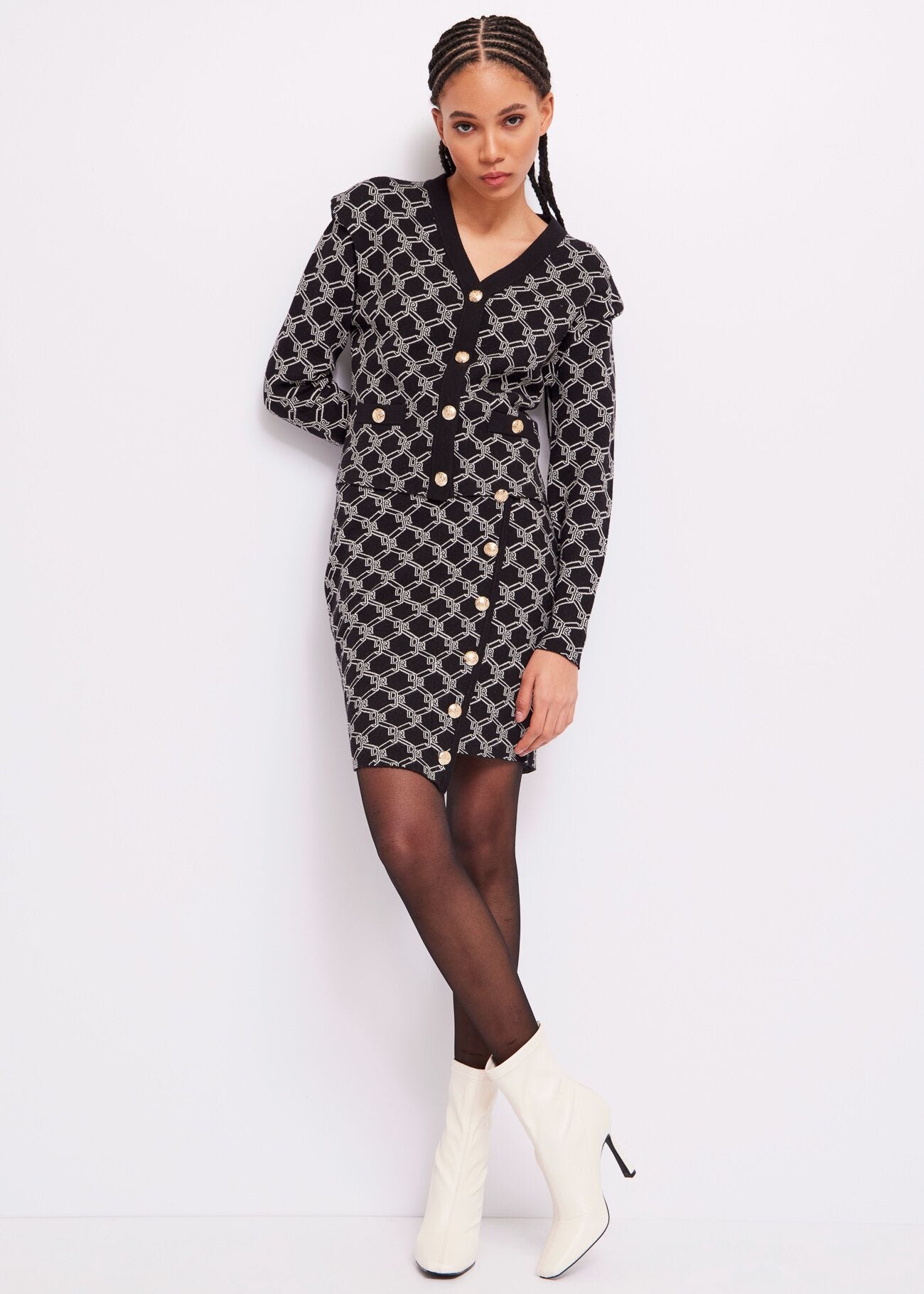 Jacquard cardigan
