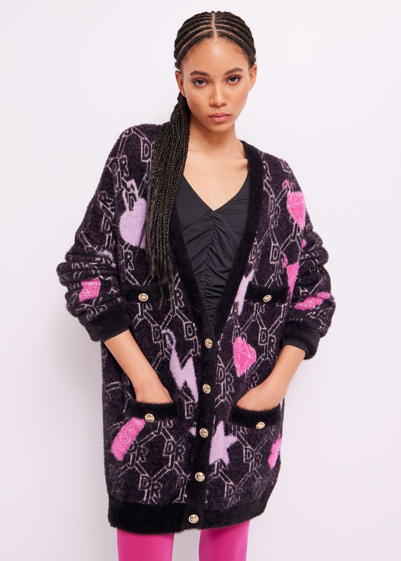Cardigan jacquard