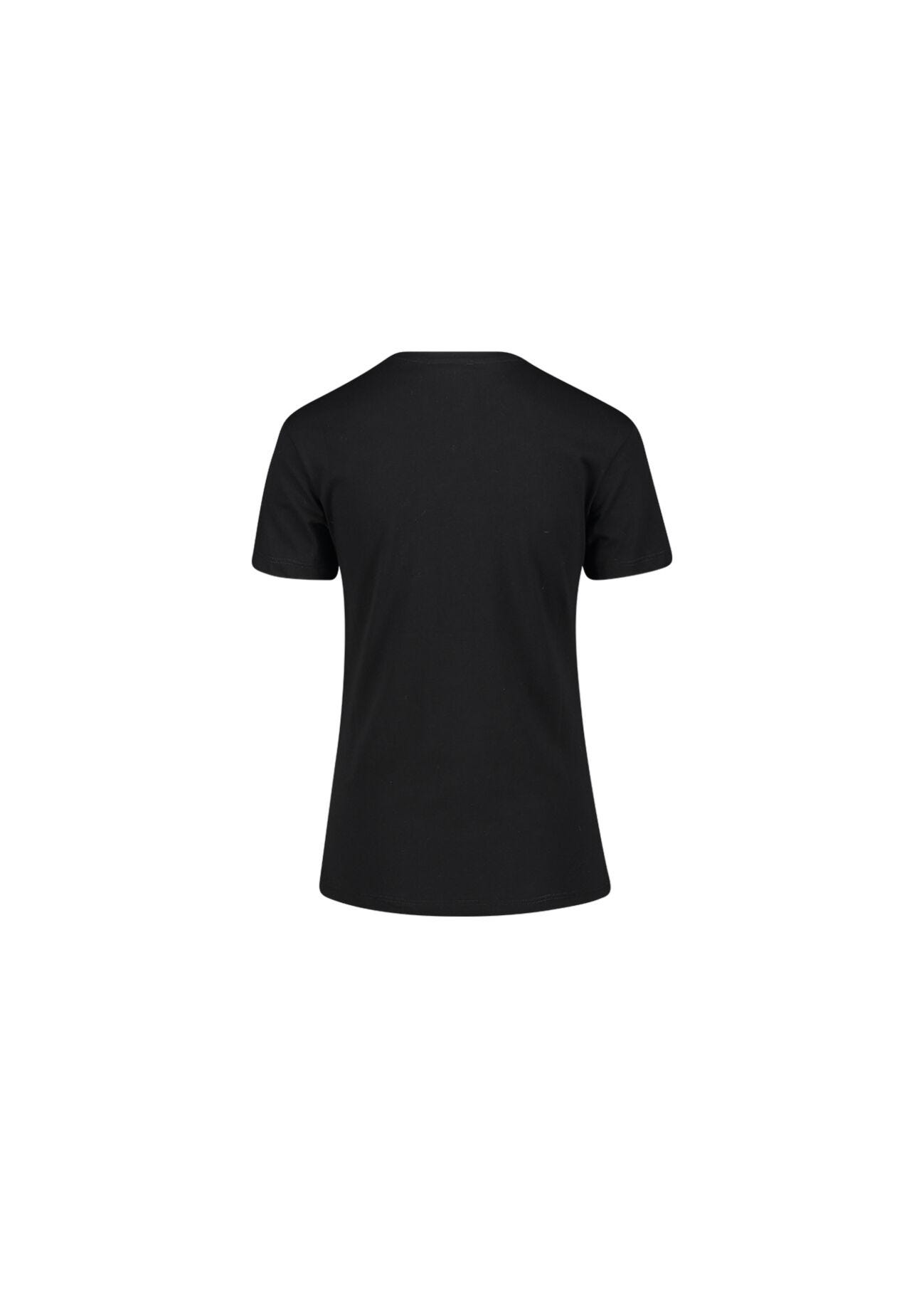 T-shirt with logo and rhinestones