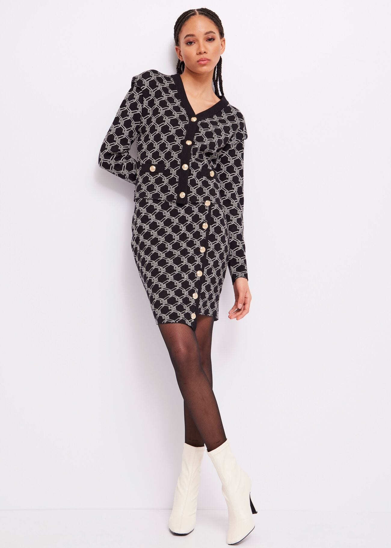 Jacquard skirt