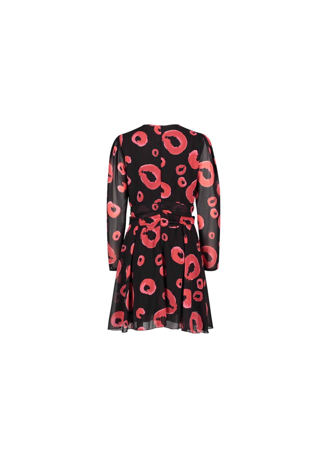 Circle-print dress