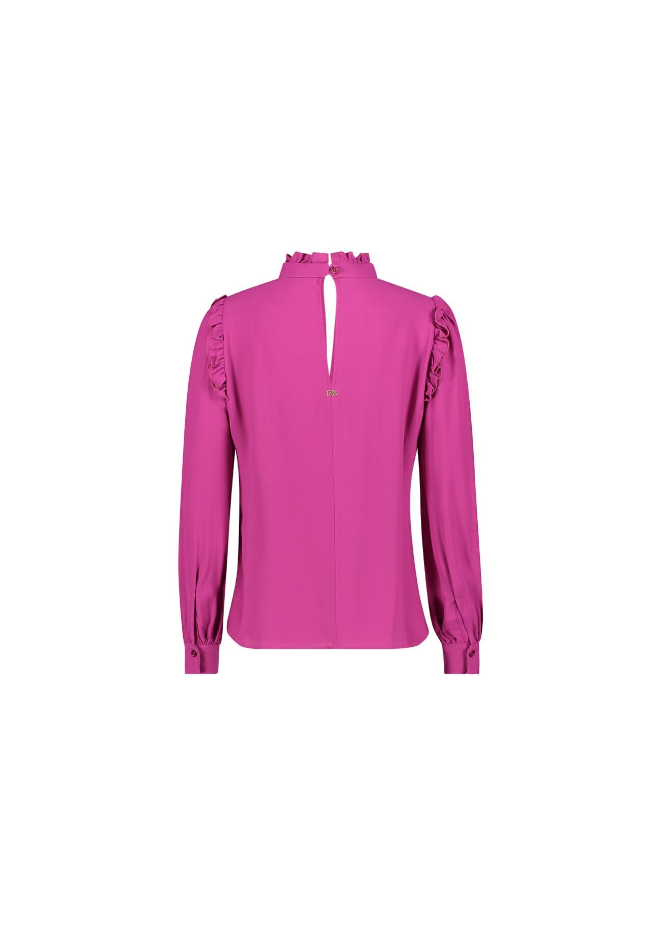 Blouse with ruffles