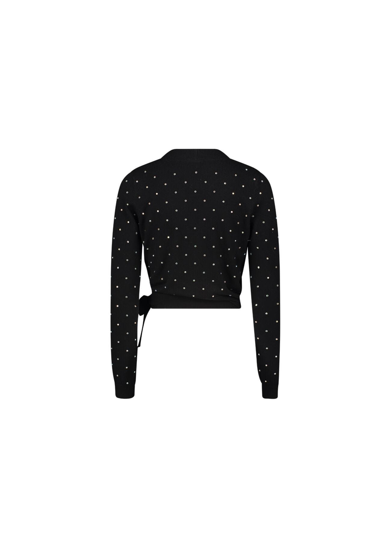 Jumper with rhinestones