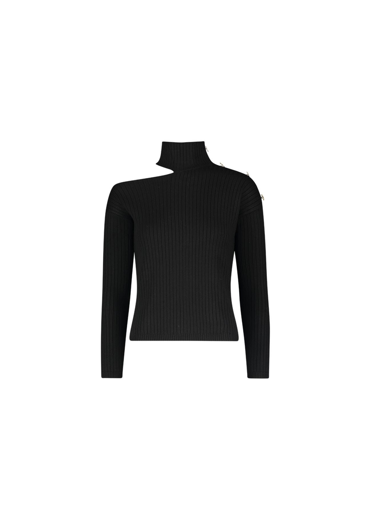 High-neck jumper