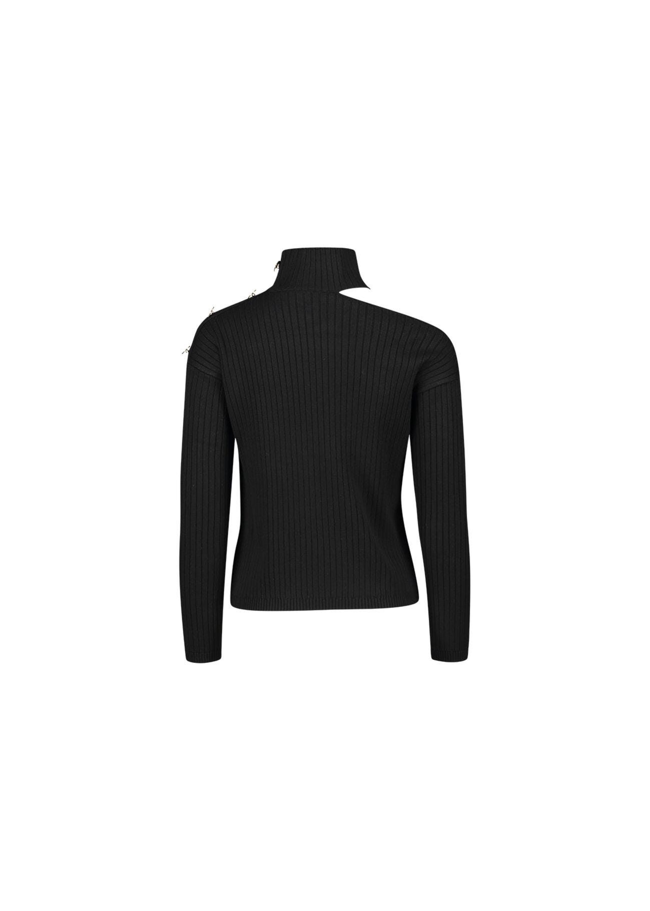 High-neck jumper