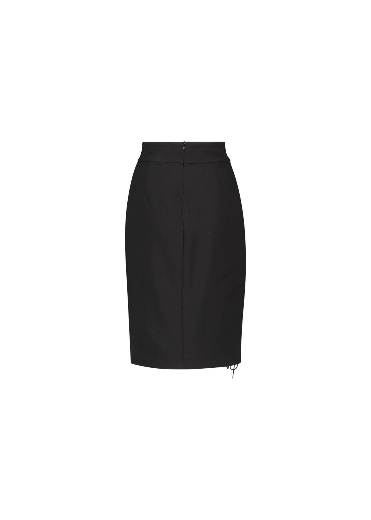 Skirt with ties